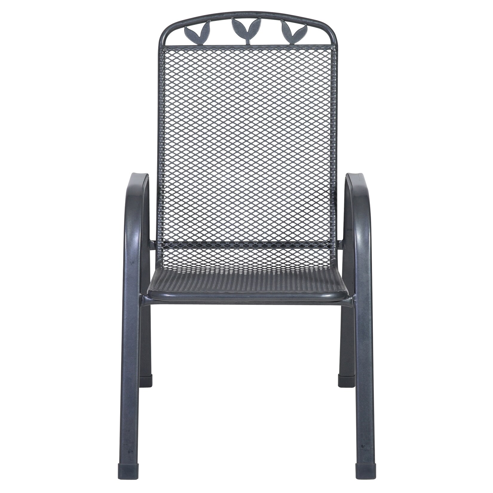 Stapelsessel-Set, 6-teilig, Stahlrahmen, kunststoffummantelt, wetterfest, pflegeleicht, eisengrau | 04005437070318