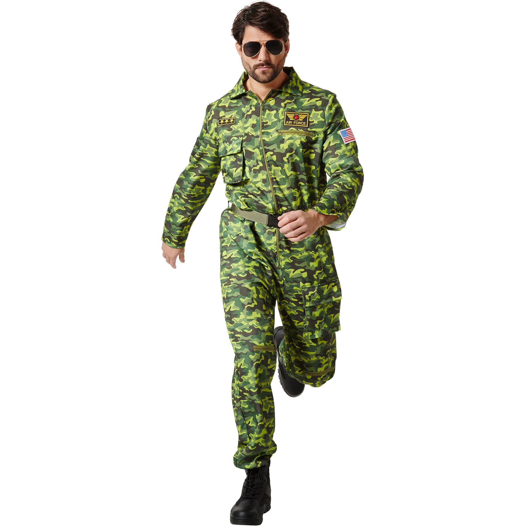 tectake&reg; Herrenkost&uuml;m Air Force Pilot Camouflage - Bild 1