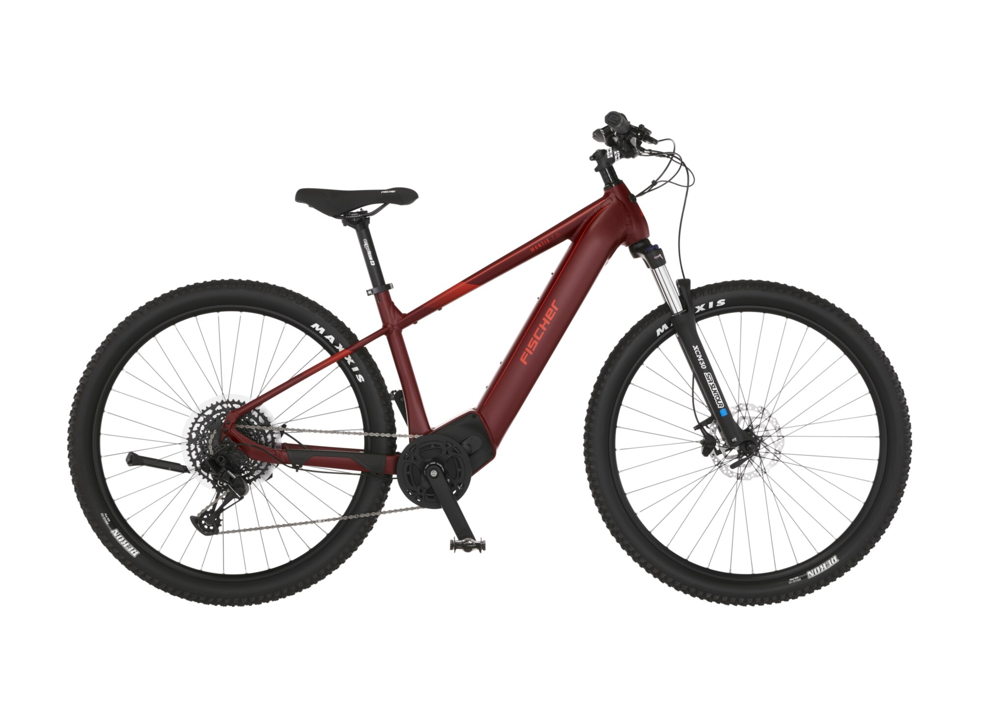 FISCHER E-Mountainbike Montis 7.0i - rot, RH 43 cm, 29 Zoll, 630 Wh - Bild 1