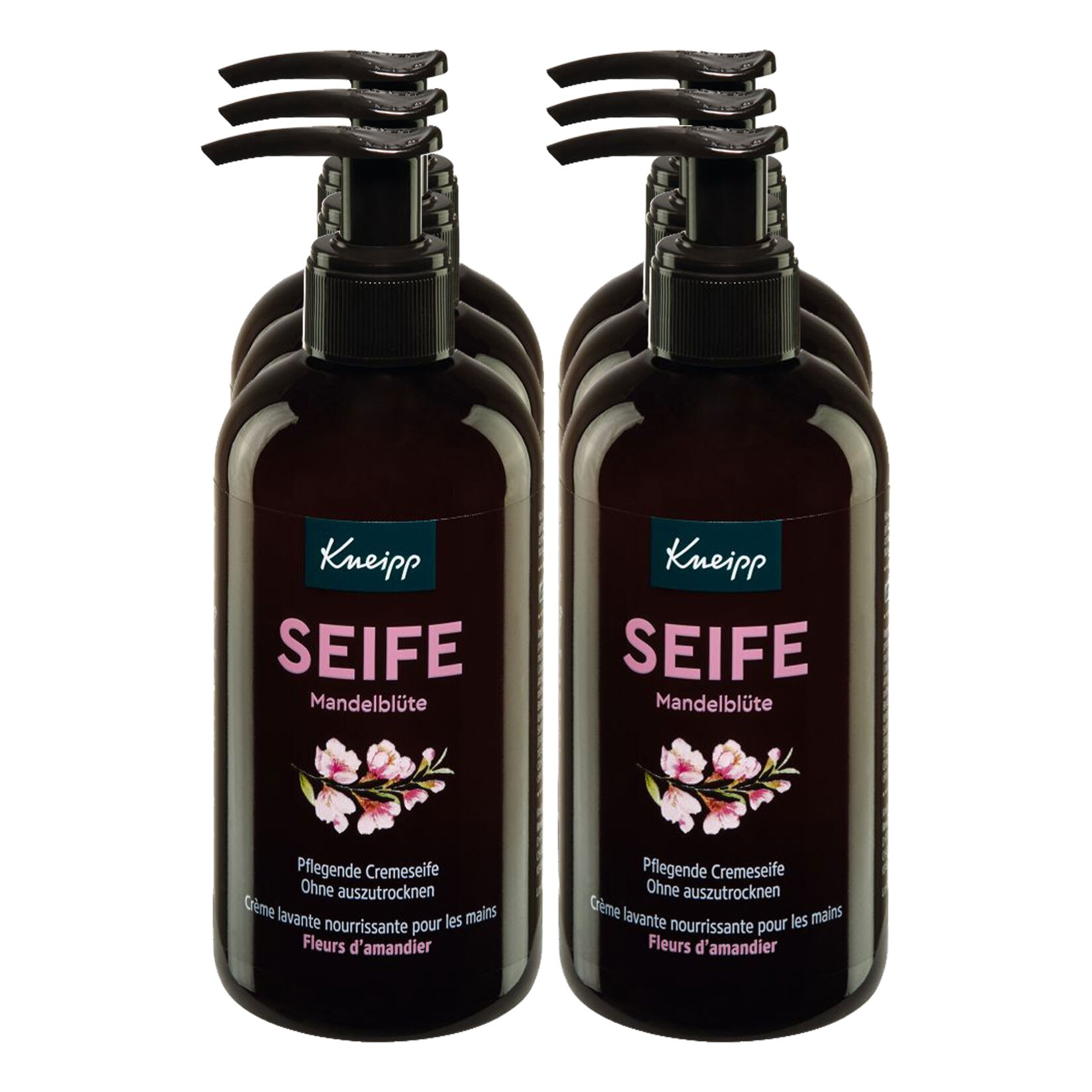 Kneipp Cremeseife Mandelbl&uuml;te 250 ml, 6er Pack - Bild 1