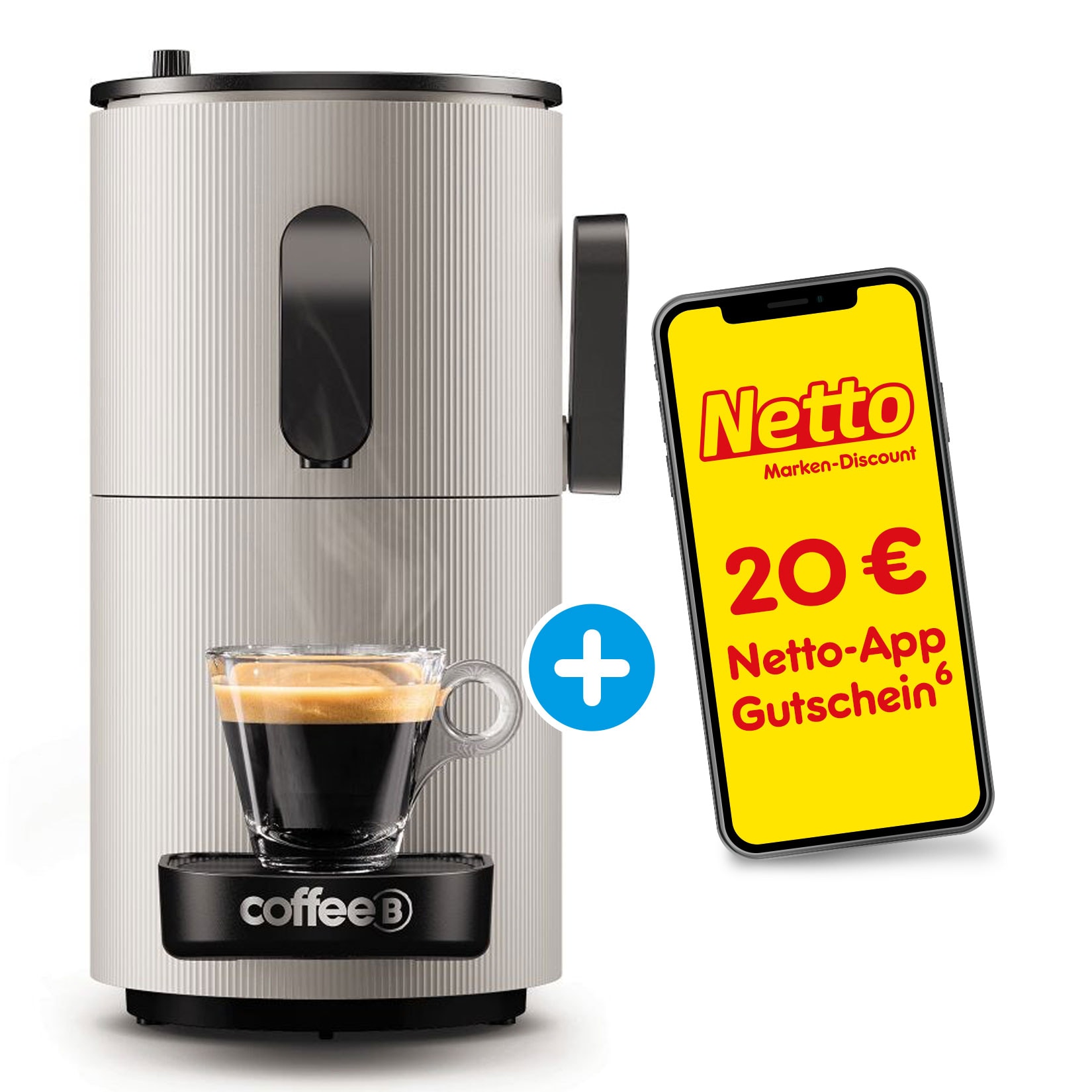 CoffeeB Kaffeemaschine Horizon, grau - Bild 1