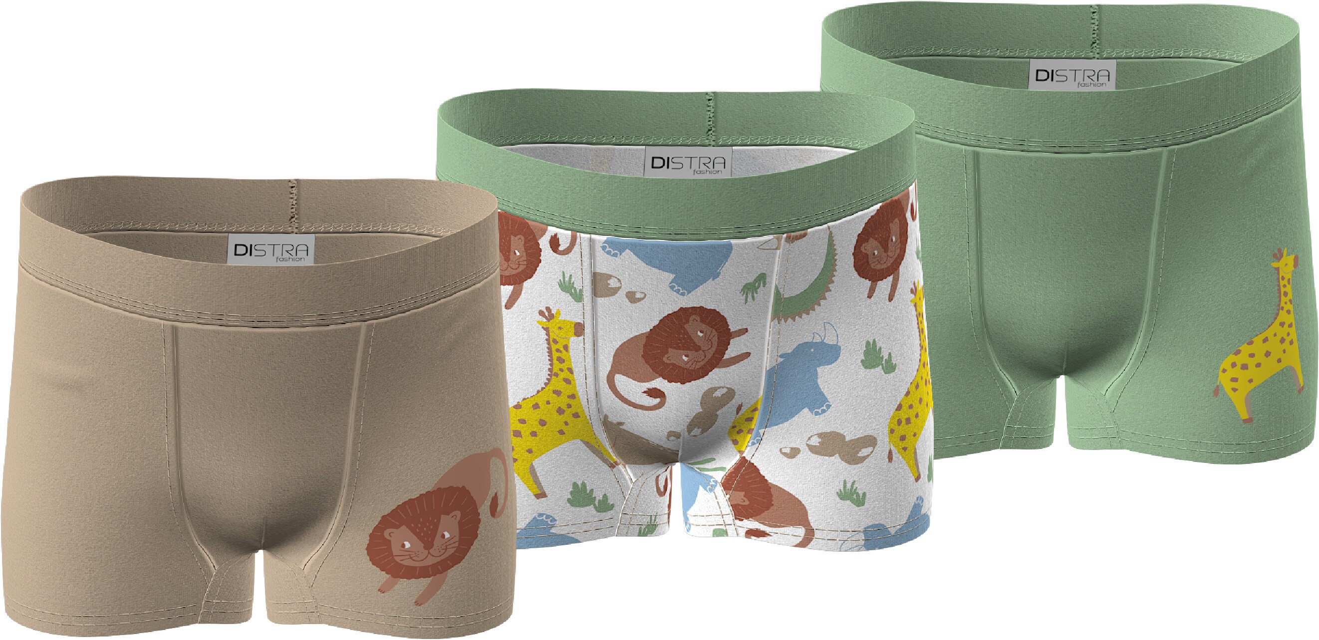 Kinder Slips/Boxer 3er Pack GOTS - Jungen, Gr. 122/128 - Bild 1