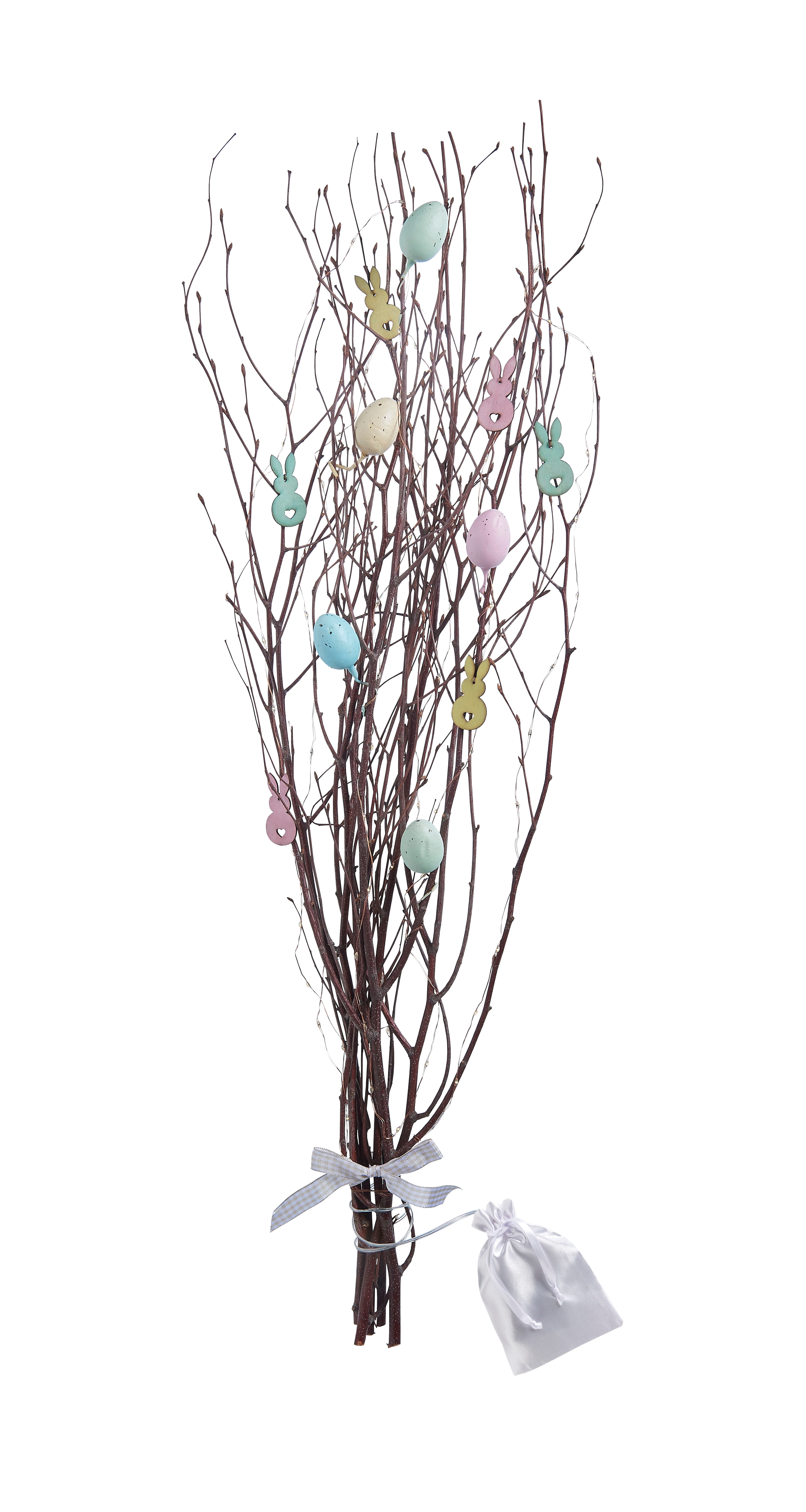 Dekor LED Fr&uuml;hlingszweige - Hasen/Eier - Bild 1