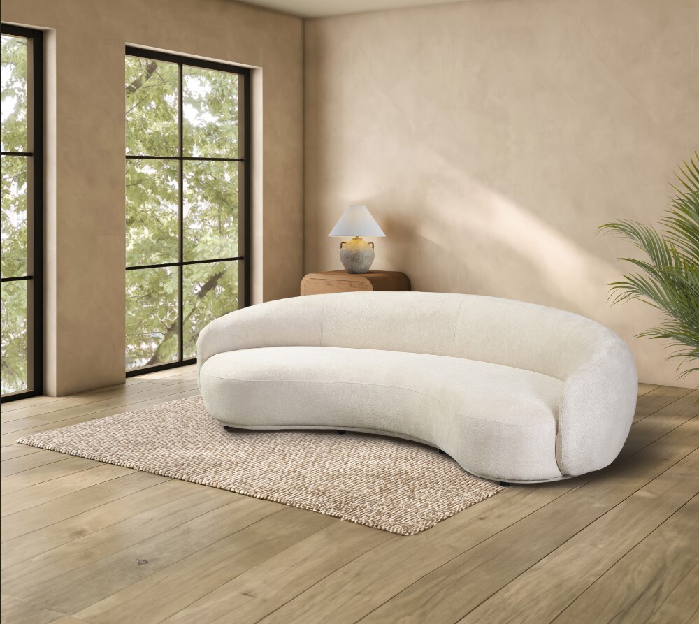 HOME DELUXE Sofa CASARA – Webstoff Beige 258 x 72 x 128 | 04058166314420