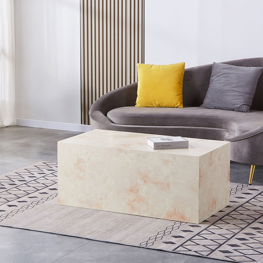 HOME DELUXE Couchtisch Marmor AMIRI L Sandstein