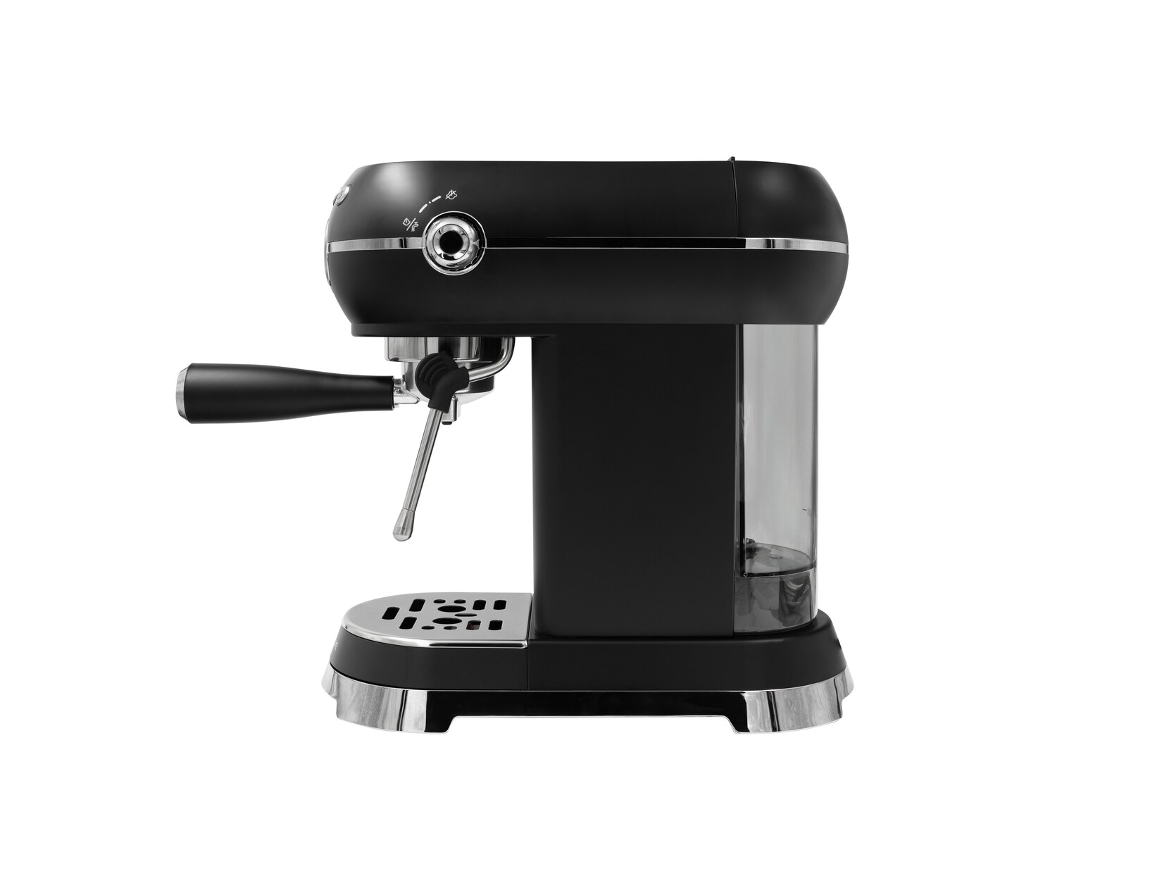 HOME DELUXE Espresso Siebträgermaschine EXQUISITE Matt Schwarz | 04058166314741
