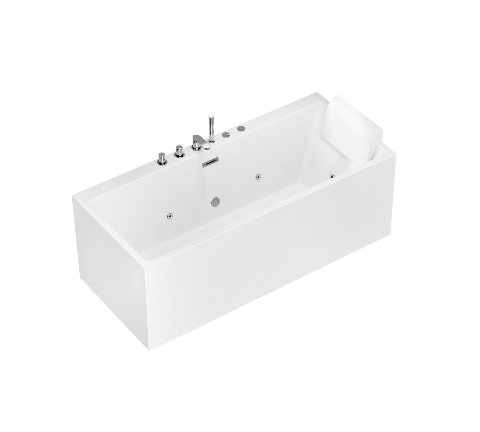 HOME DELUXE Whirlpoolbadewanne AMBER – 170 x 58 x 80 cm | 04058166318763