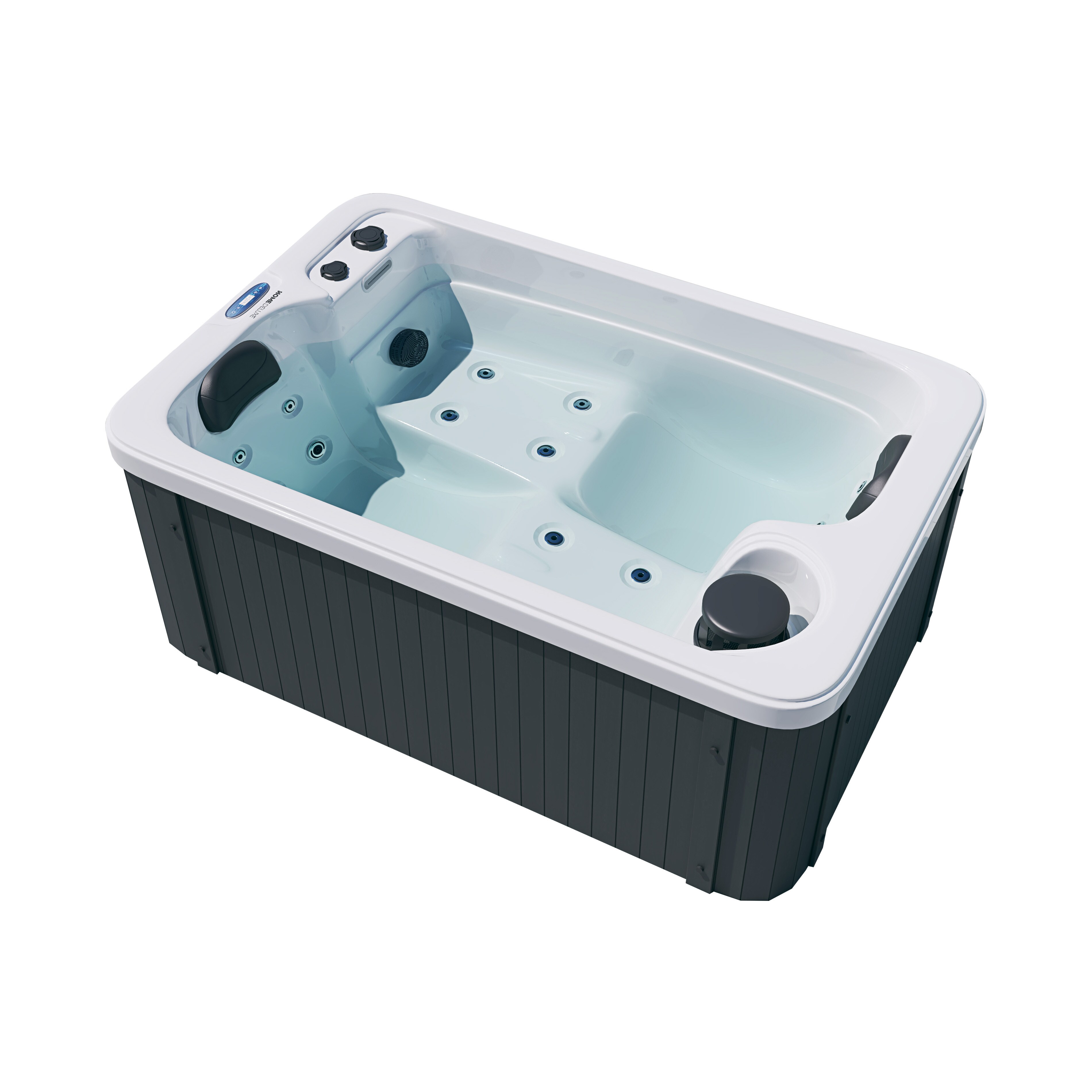 HOME DELUXE Outdoor Whirlpool HORIZON 175 x 115 cm PURE - Bild 1