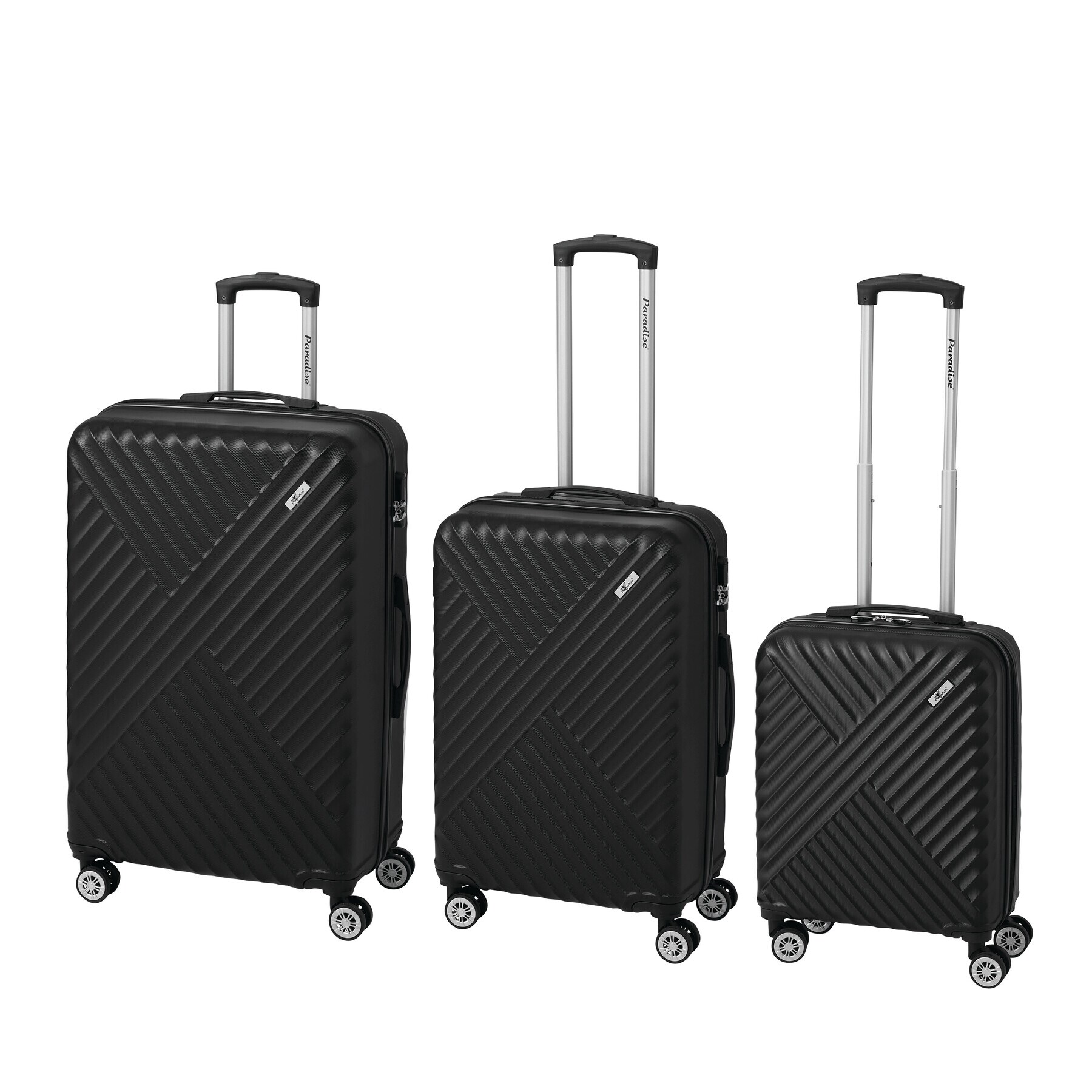 Trolley-Set "Kingston" 3-tlg. - schwarz - Bild 1