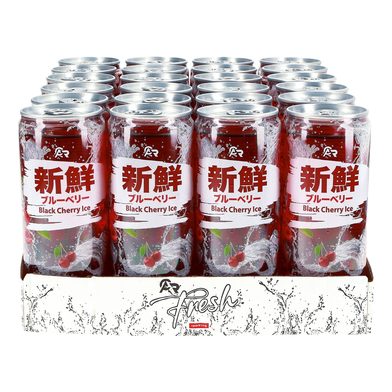 ACR Fresh Black Cherry Ice Sparkling 0,33 Liter Dose, 24er Pack - Bild 1