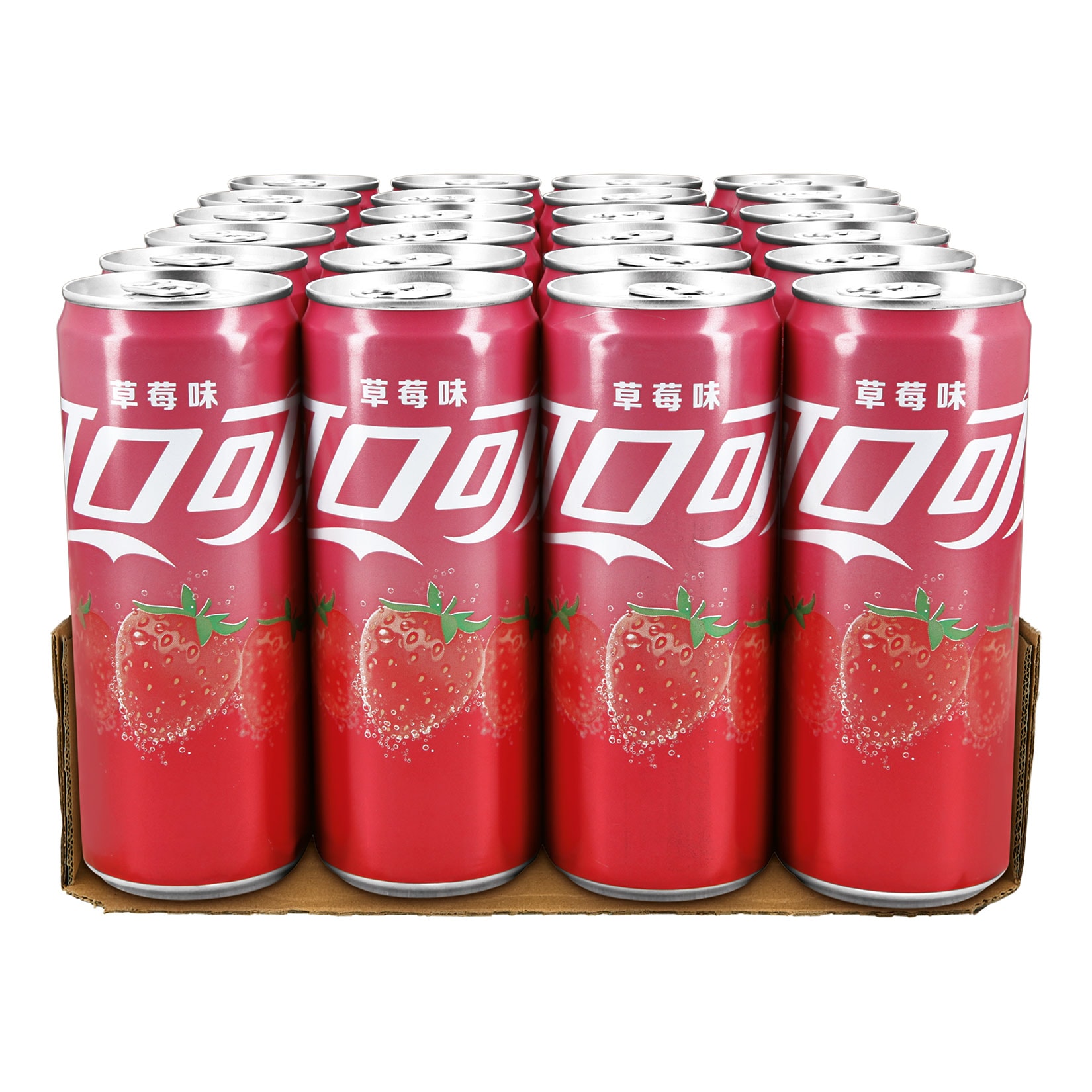 Coke Strawberry 0,33 Liter Dose, 24er Pack - Bild 1