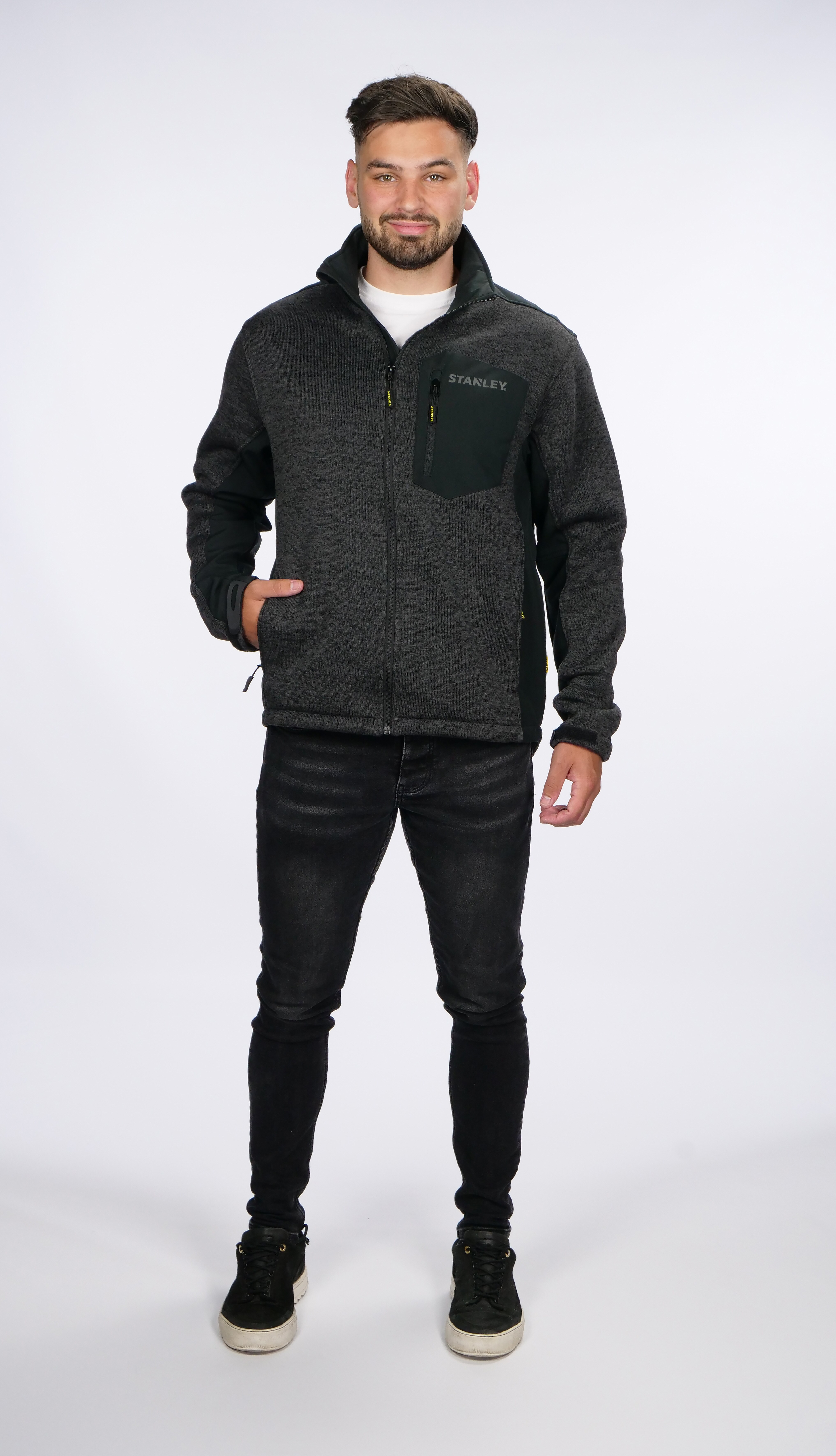 Herren Stanley Kombi Fleecejacke, Gr. M/50 - Bild 1