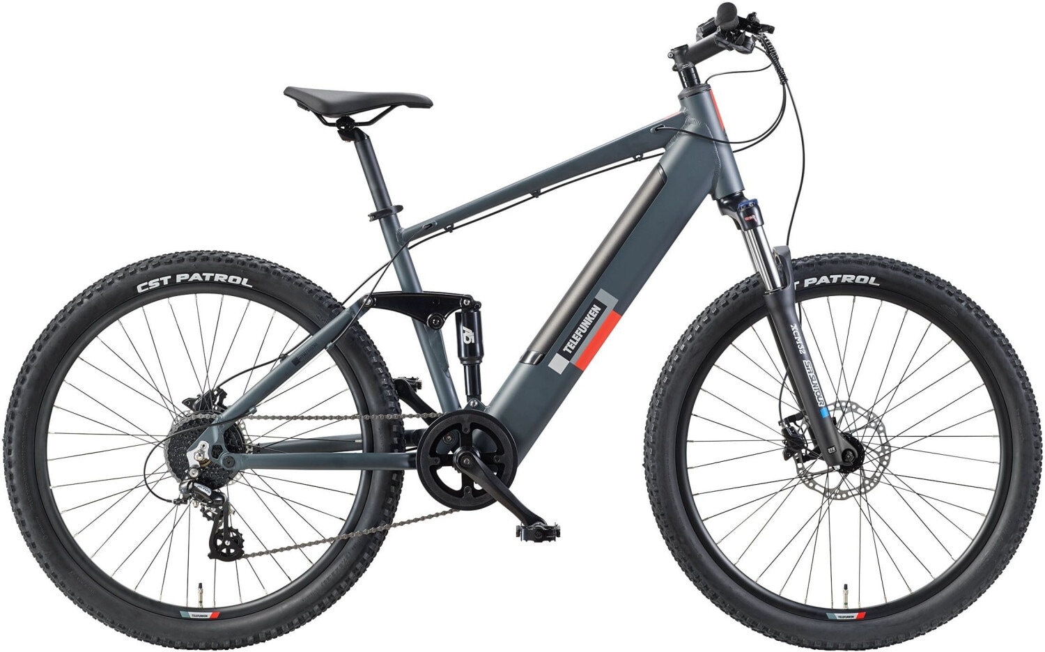 Telefunken E-Mountainbike Fully Aufsteiger M936 27,5" - Bild 1