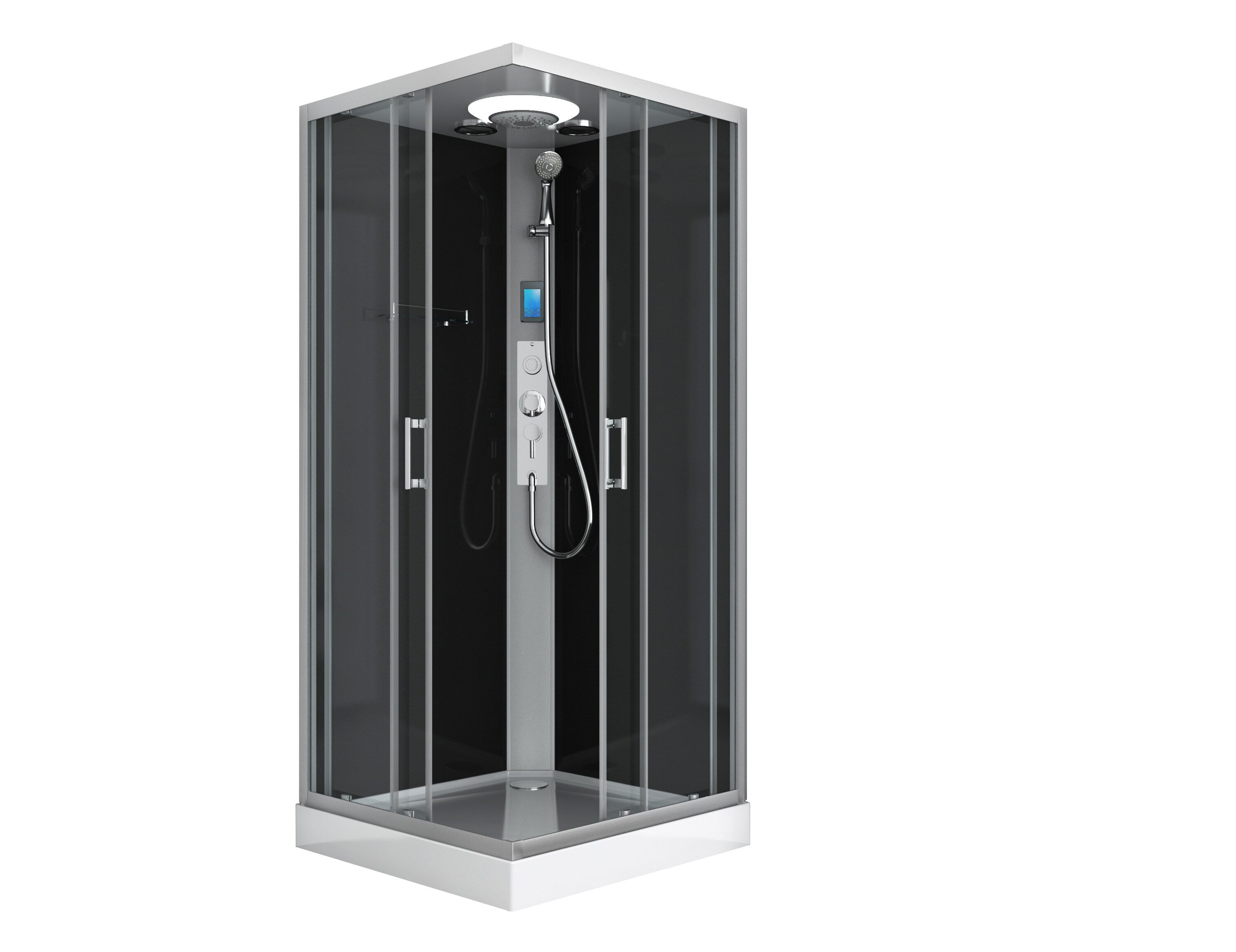 Komplettduschkabine Miami chrom - Bild 1