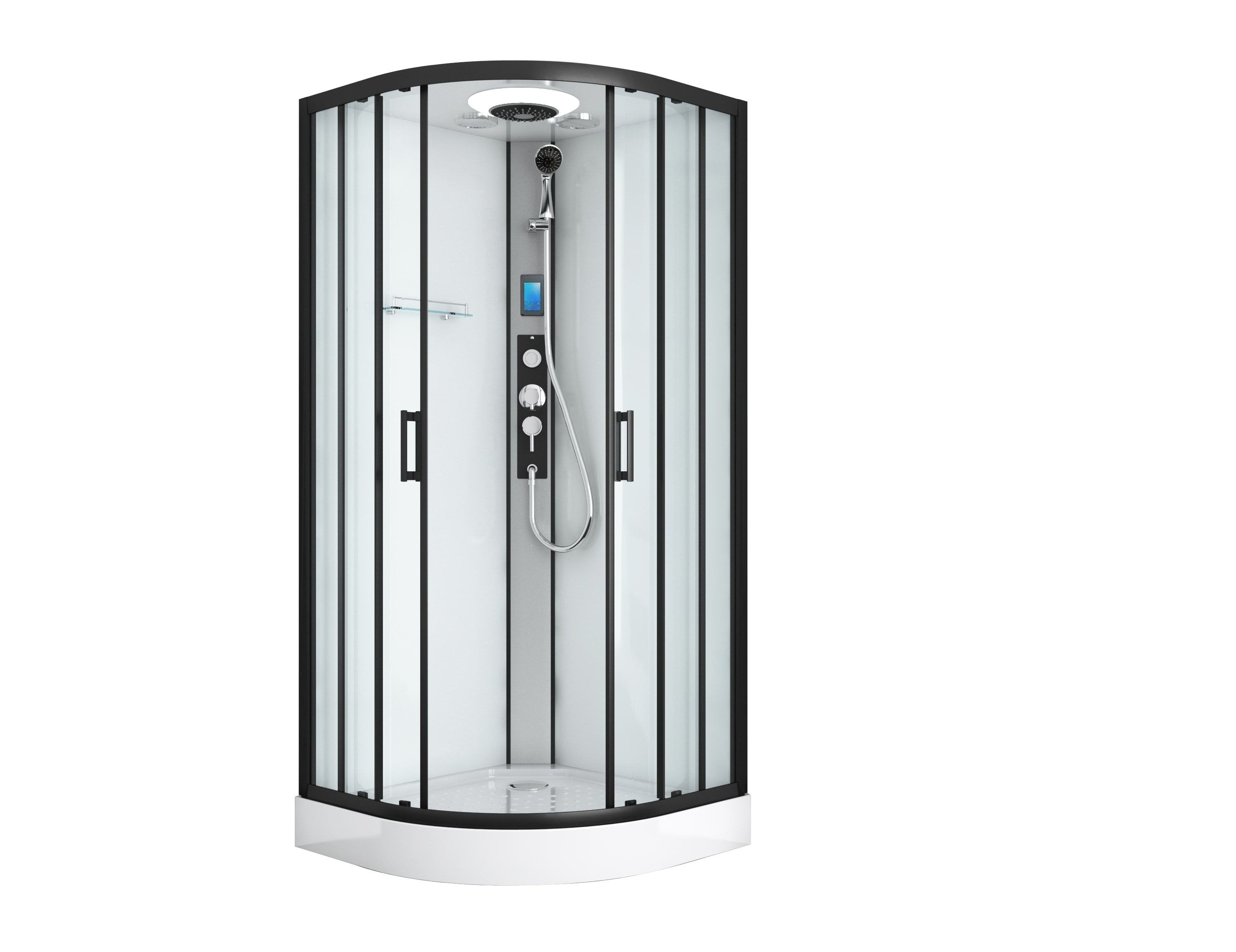 Komplettduschkabine Austin schwarz - Bild 1
