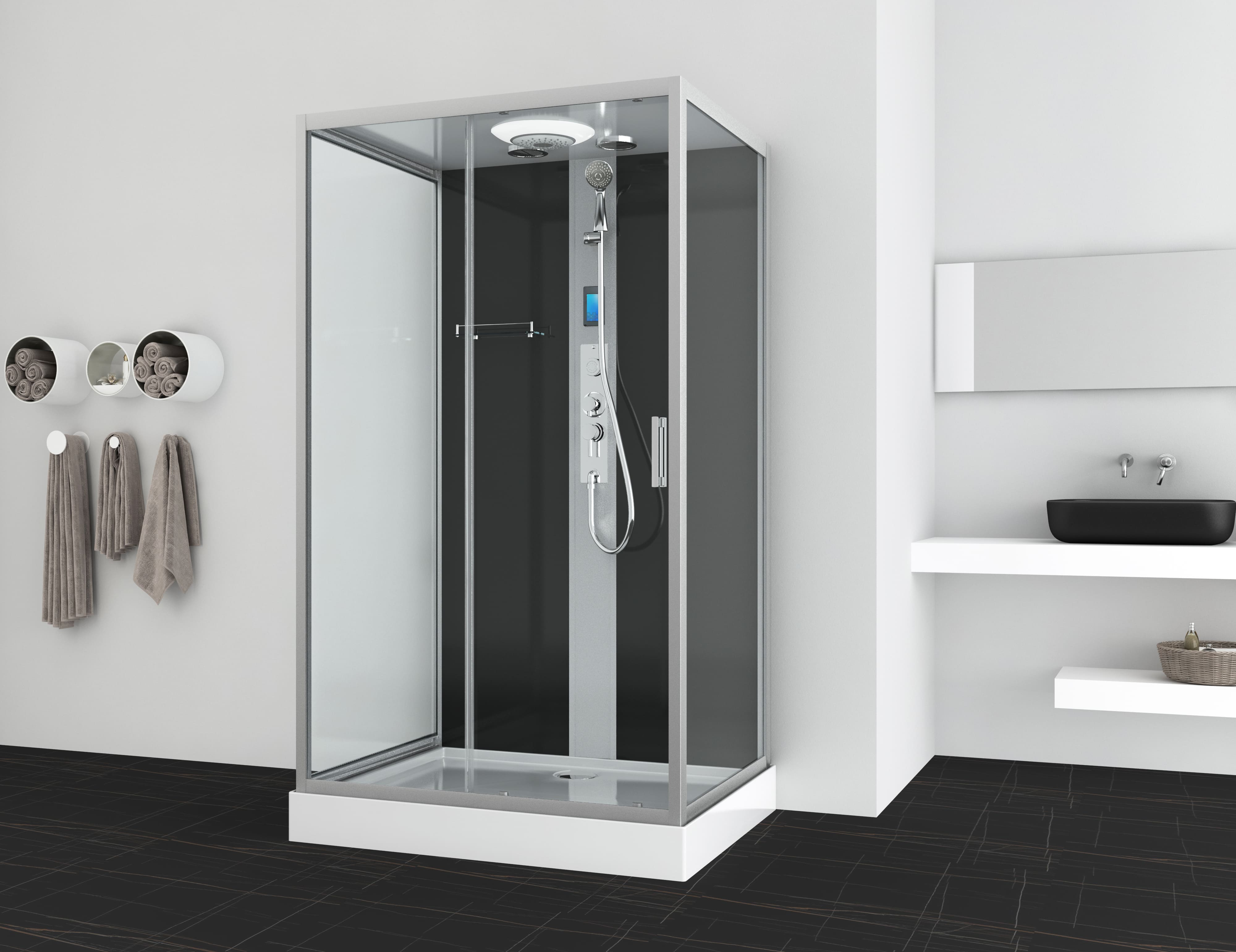 Komplettdk. BOSTON chrom - Bild 1