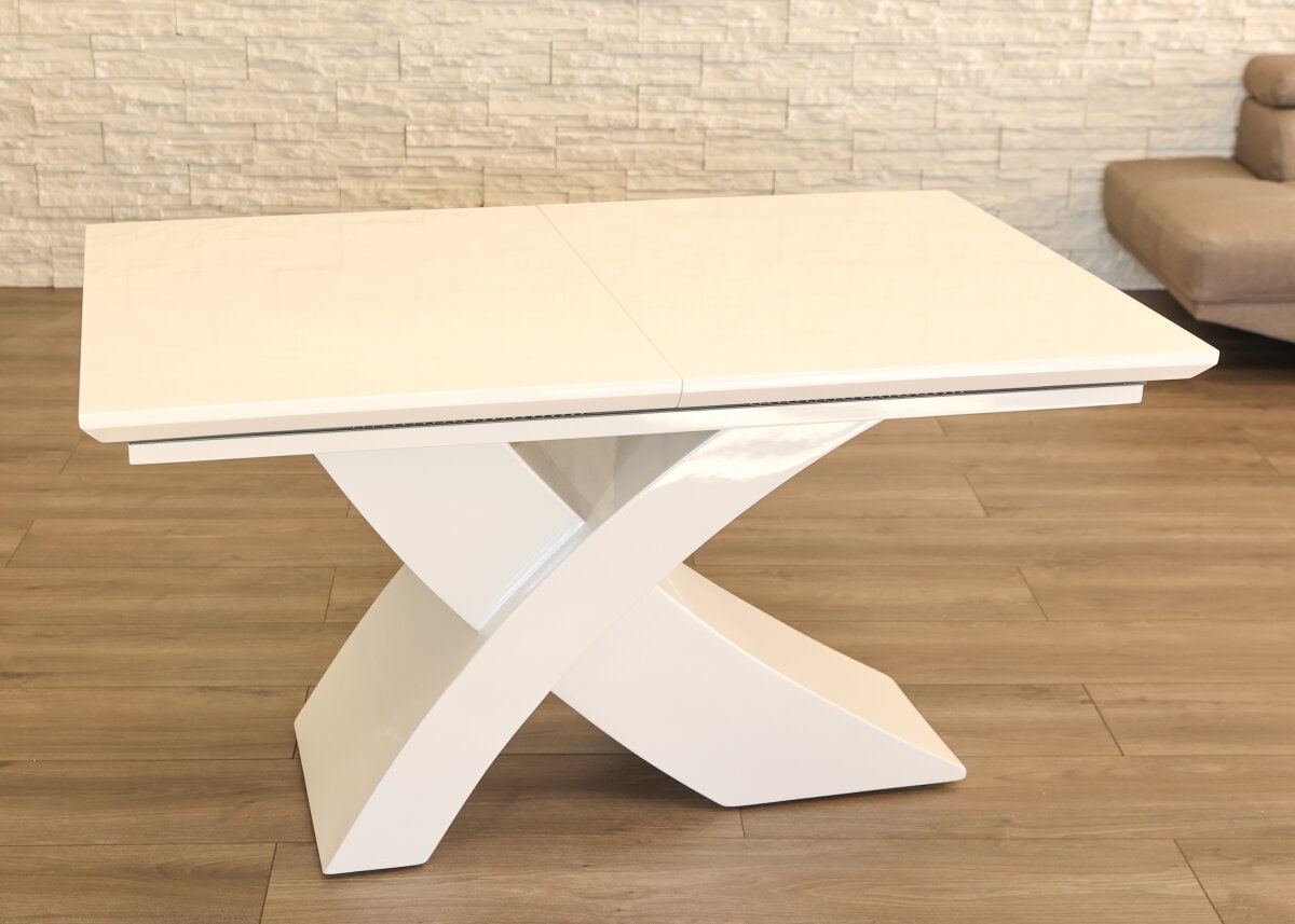 Sedex Nolana Esstisch 160-220x90 cm ausziehbar wei&szlig; - Bild 1