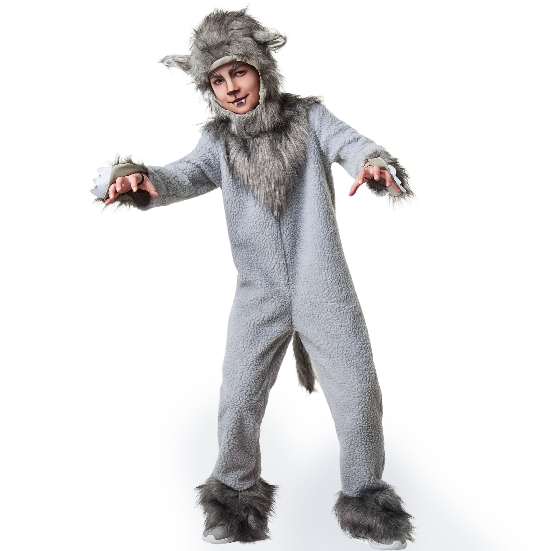 tectake&reg; Kinderkost&uuml;m W&ouml;lfchen Wildfang - Bild 1