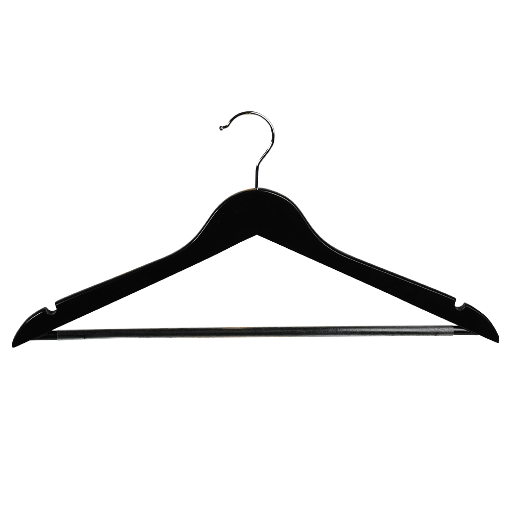 Formkleiderbügel,12er Pack, FSC, schwarz | 04000270671562