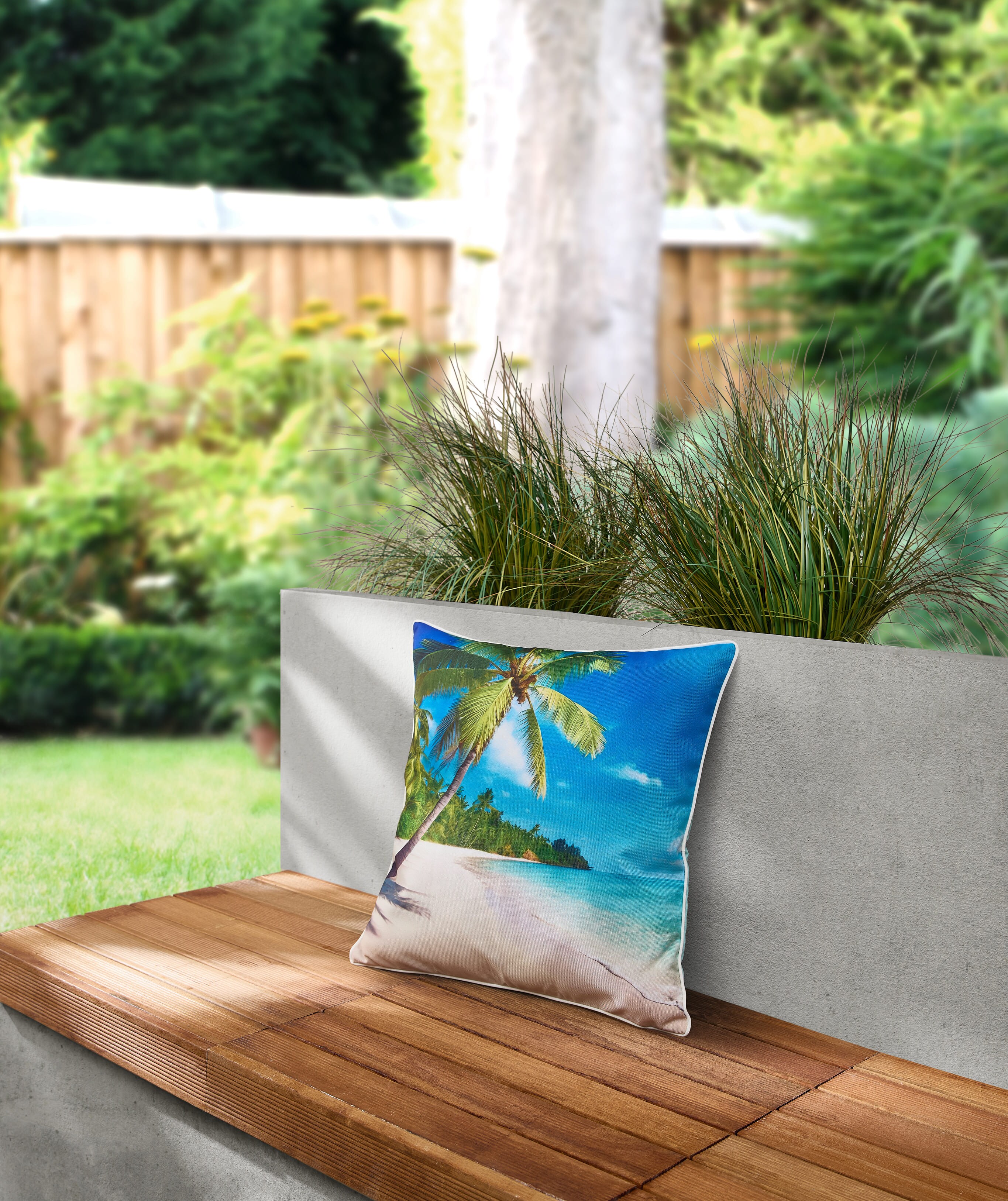 Dekor Outdoorkissen 45 x 45 cm - Insel - Bild 1