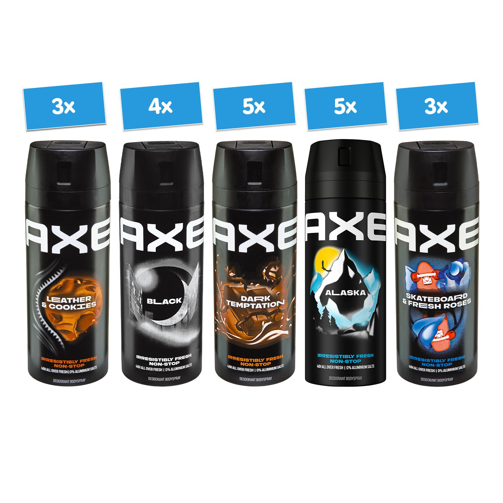 Axe Bodyspray 150 ml, verschiedene Sorten, 20er Pack - Bild 1