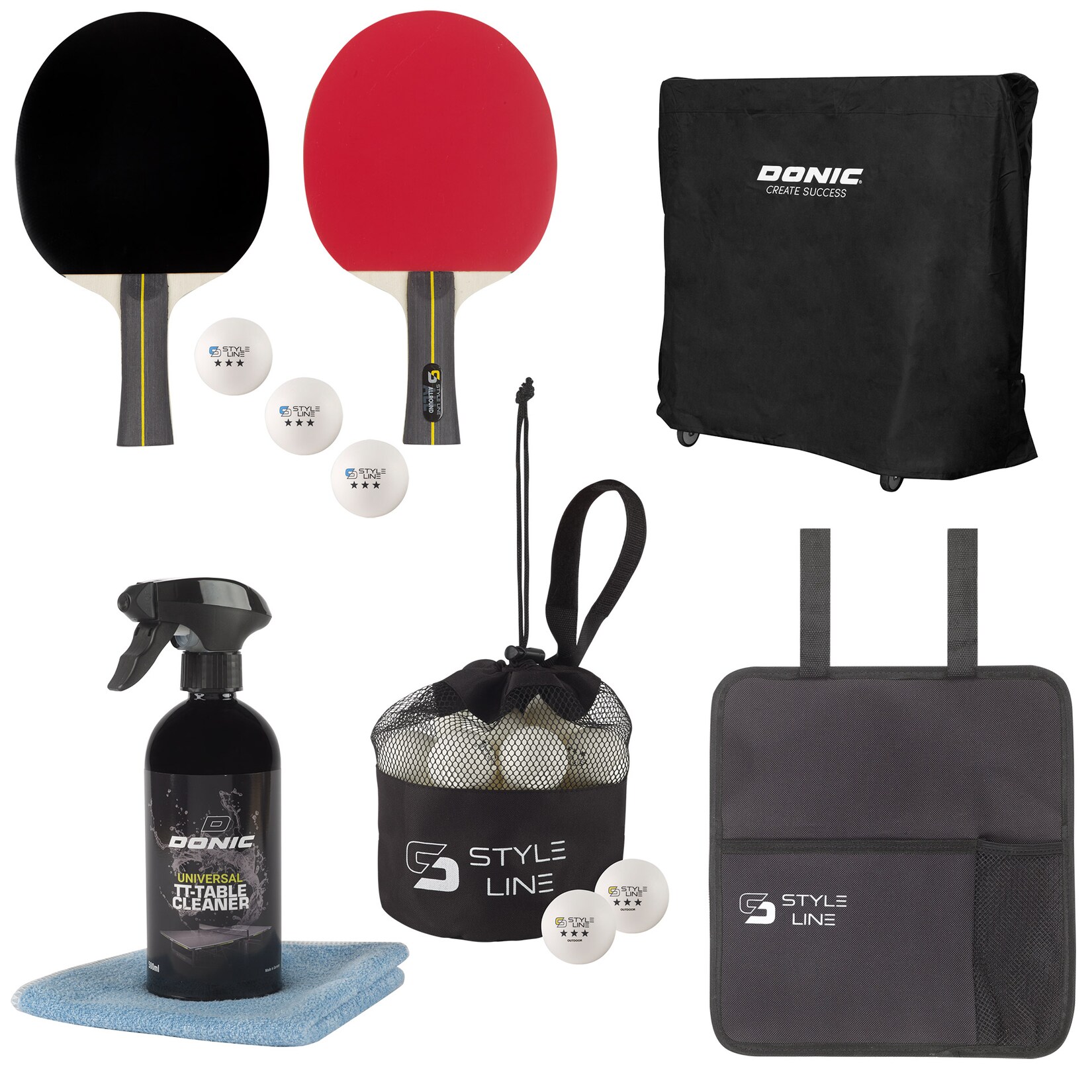 DONIC Tischtennis Zubehör Set Outdoor | 04250819306275