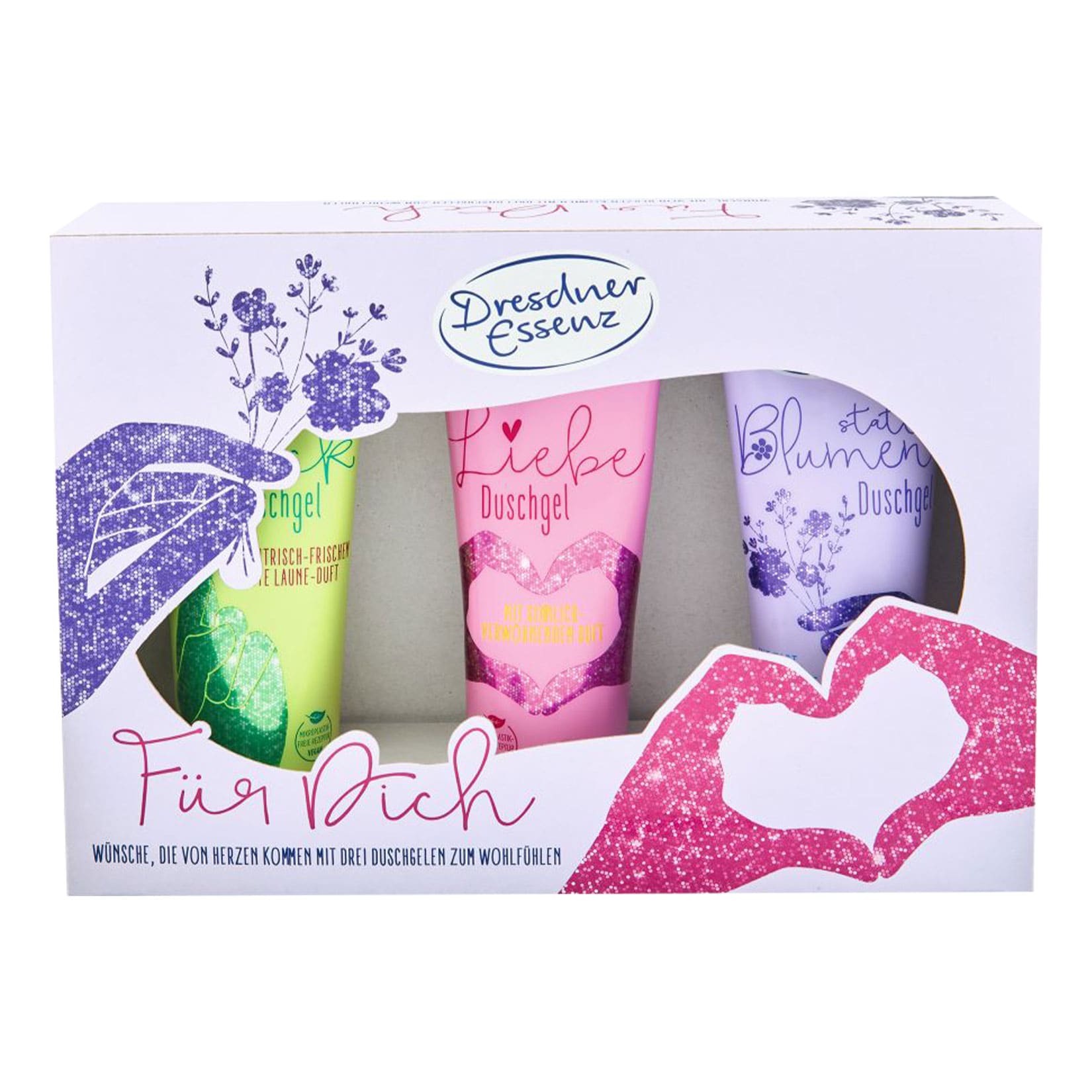 Dresdner Essenz Duschgel Geschenkset "W&uuml;nsche f&uuml;r Dich" 1 St&uuml;ck - Bild 1