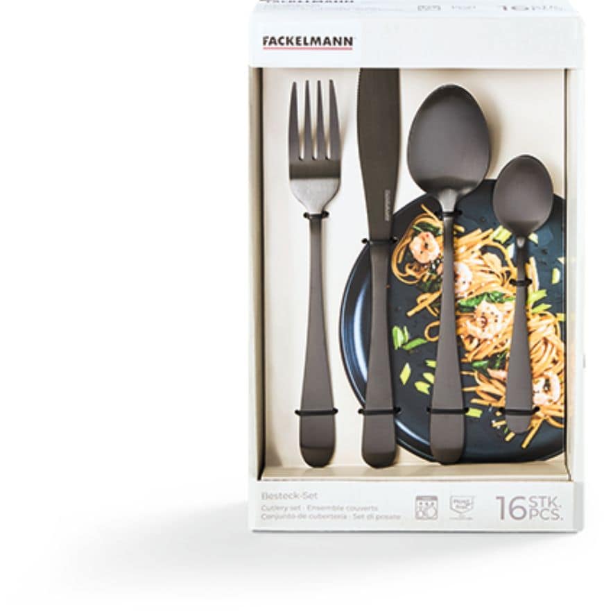 FM Besteckset schwarz, 16tlg. - Bild 1