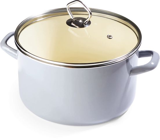 Emialletopf 28 cm - hellgrau - Bild 1