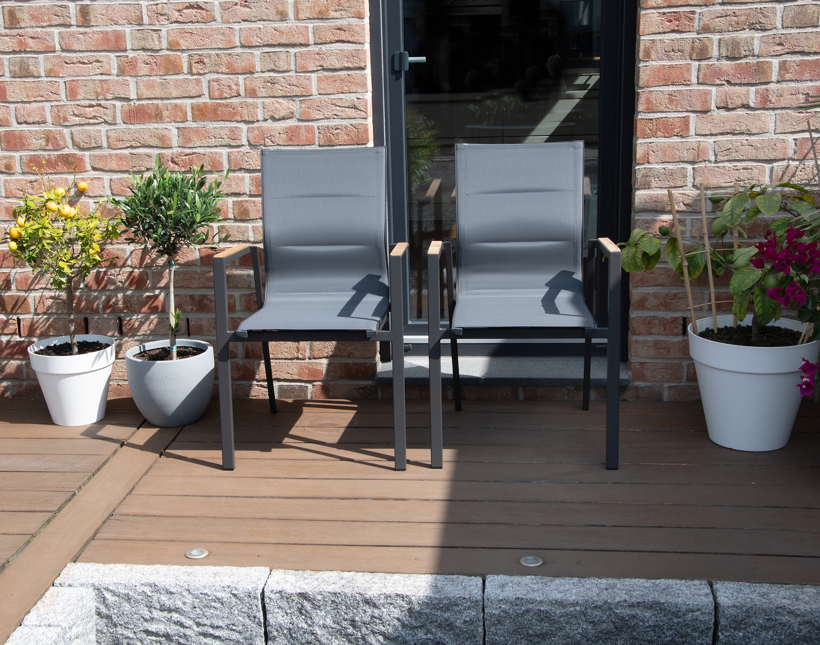 bellavista - Home & Garden® Stapelstuhl "Newport" 2er Set