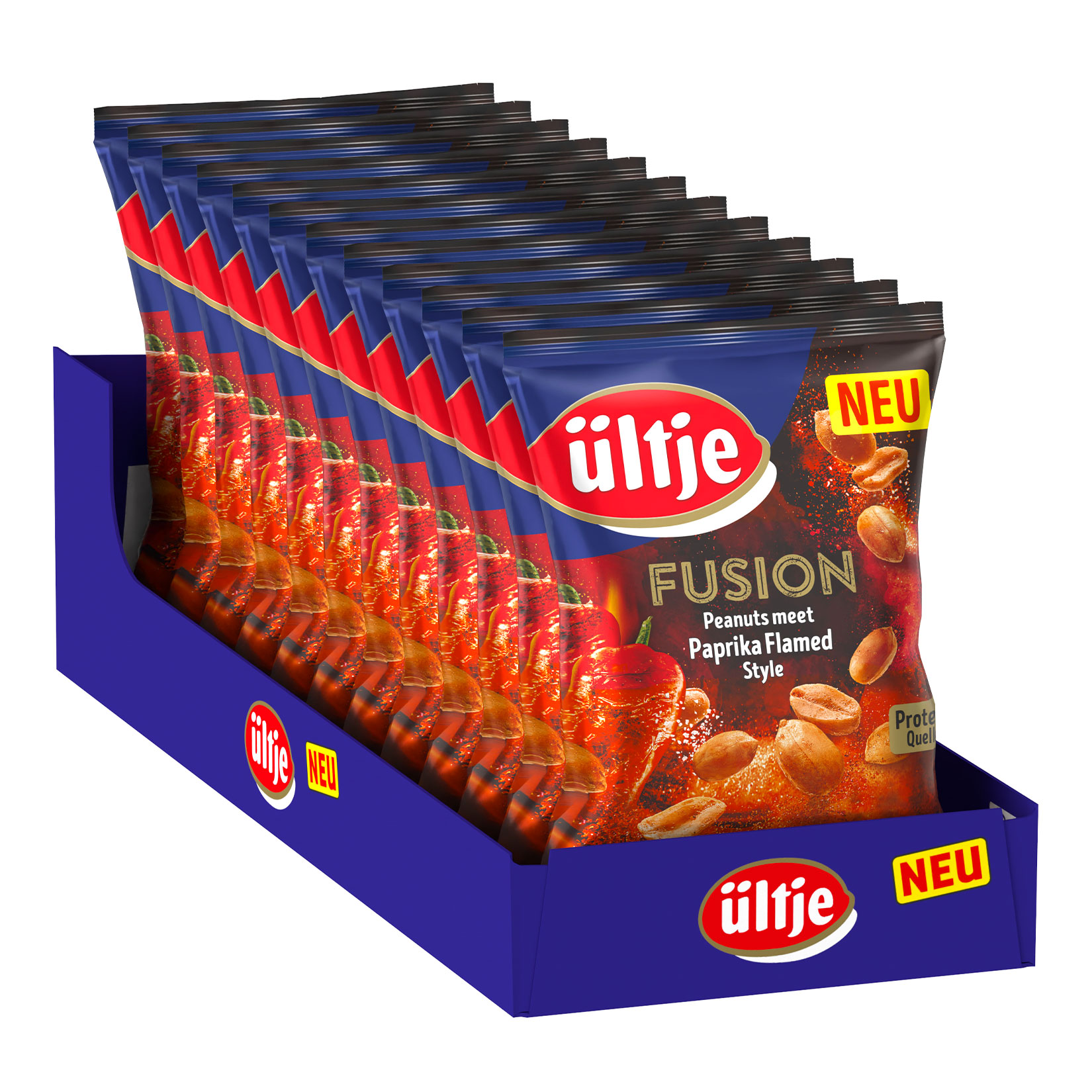 ültje Fusion Paprika Flamed Style 150 g, 12er Pack