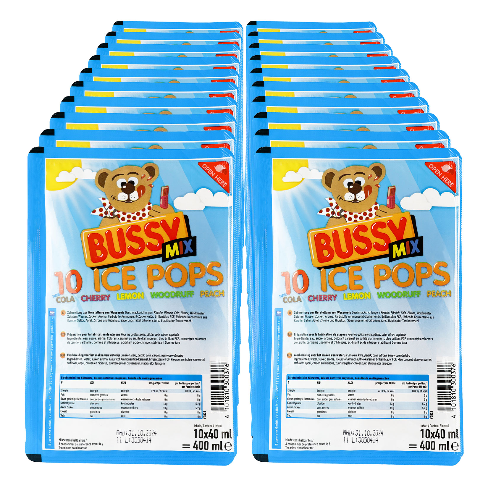 Bussy Mix 400 ml, 20er Pack - Bild 1