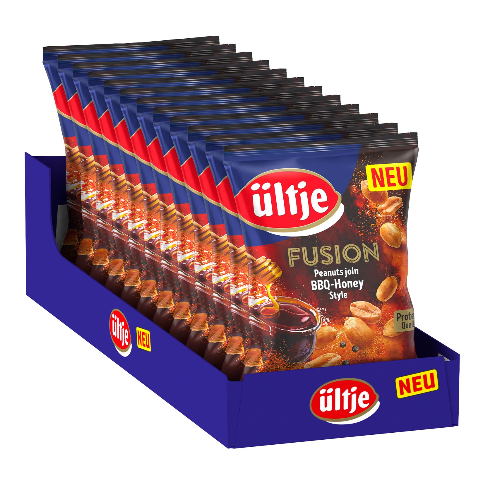 ültje Fusion BBQ Honey Style 150 g, 12er Pack