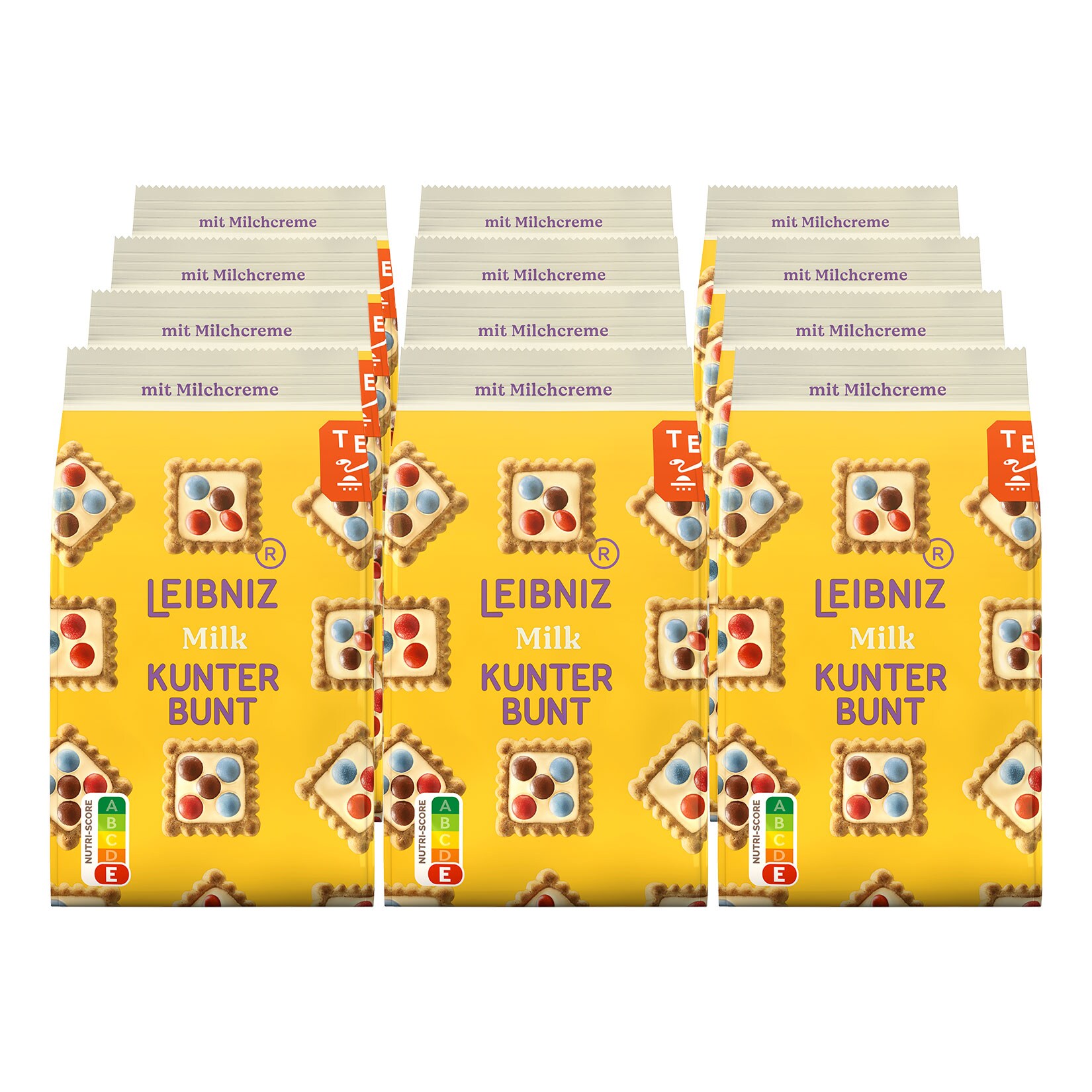 Leibniz Kunterbunt Milk 125 g, 12er Pack - Bild 1