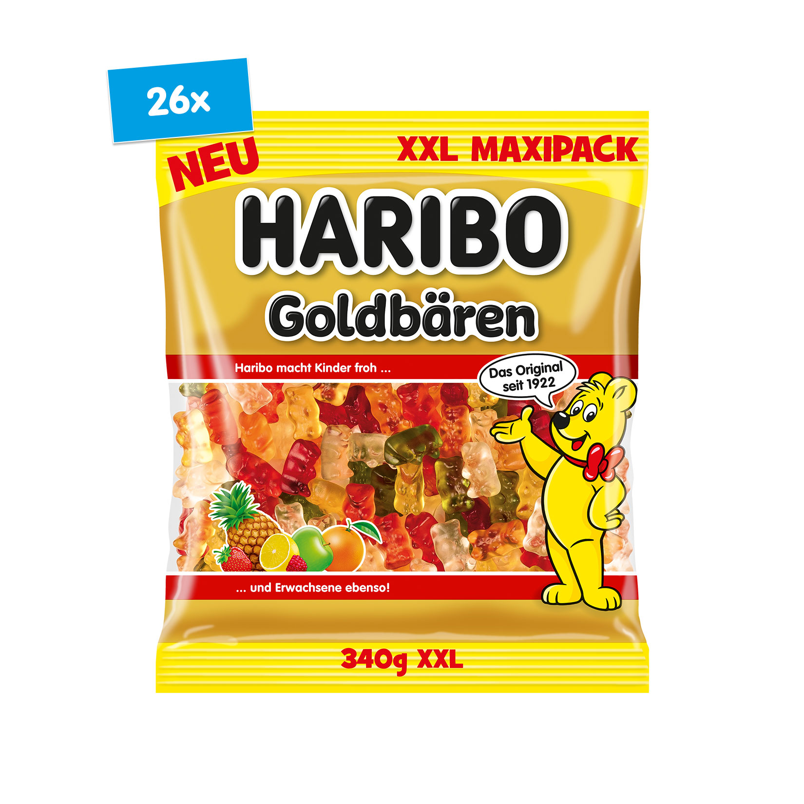Haribo Goldb&auml;ren 340 g, 26er Pack - Bild 1