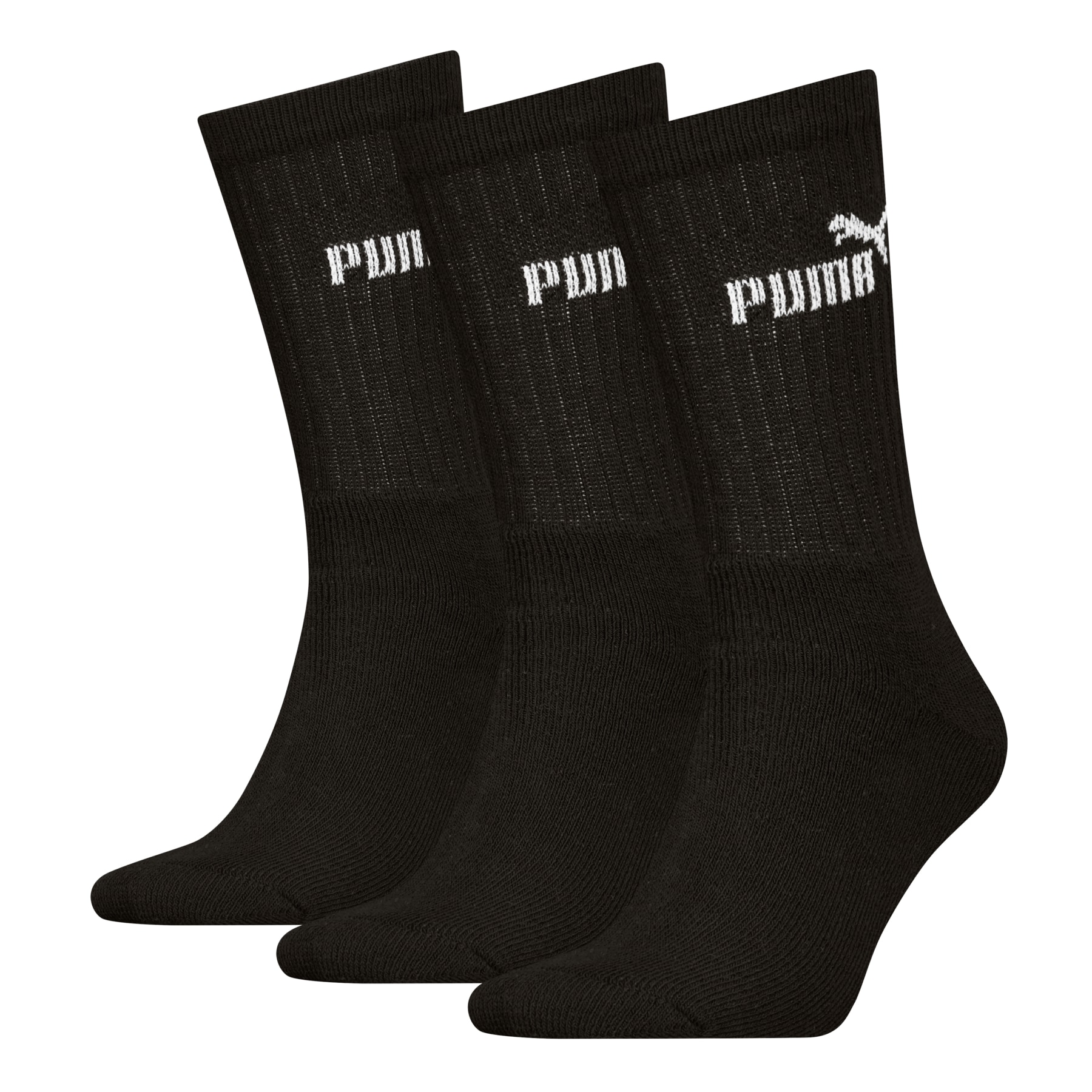 Puma Sportsocken - Gr. 39-42, schwarz - Bild 1