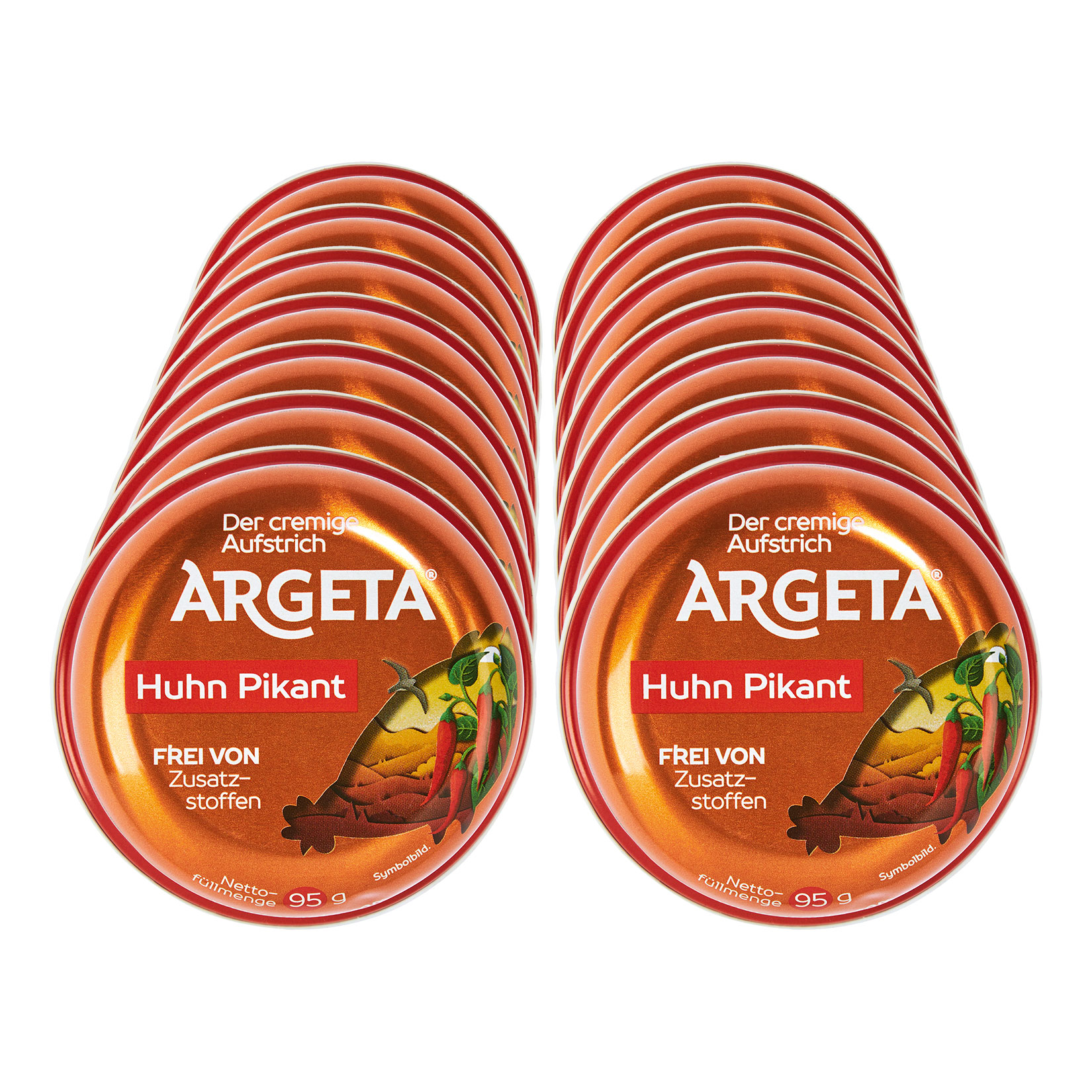 Argeta Aufstrich Huhn Pikant 95 g, 14er Pack - Bild 1