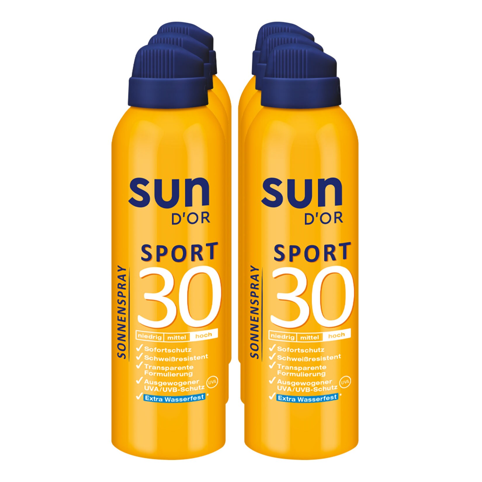 Sun D'OR Sonnenspray LSF 30 200 ml, 6er Pack - Bild 1