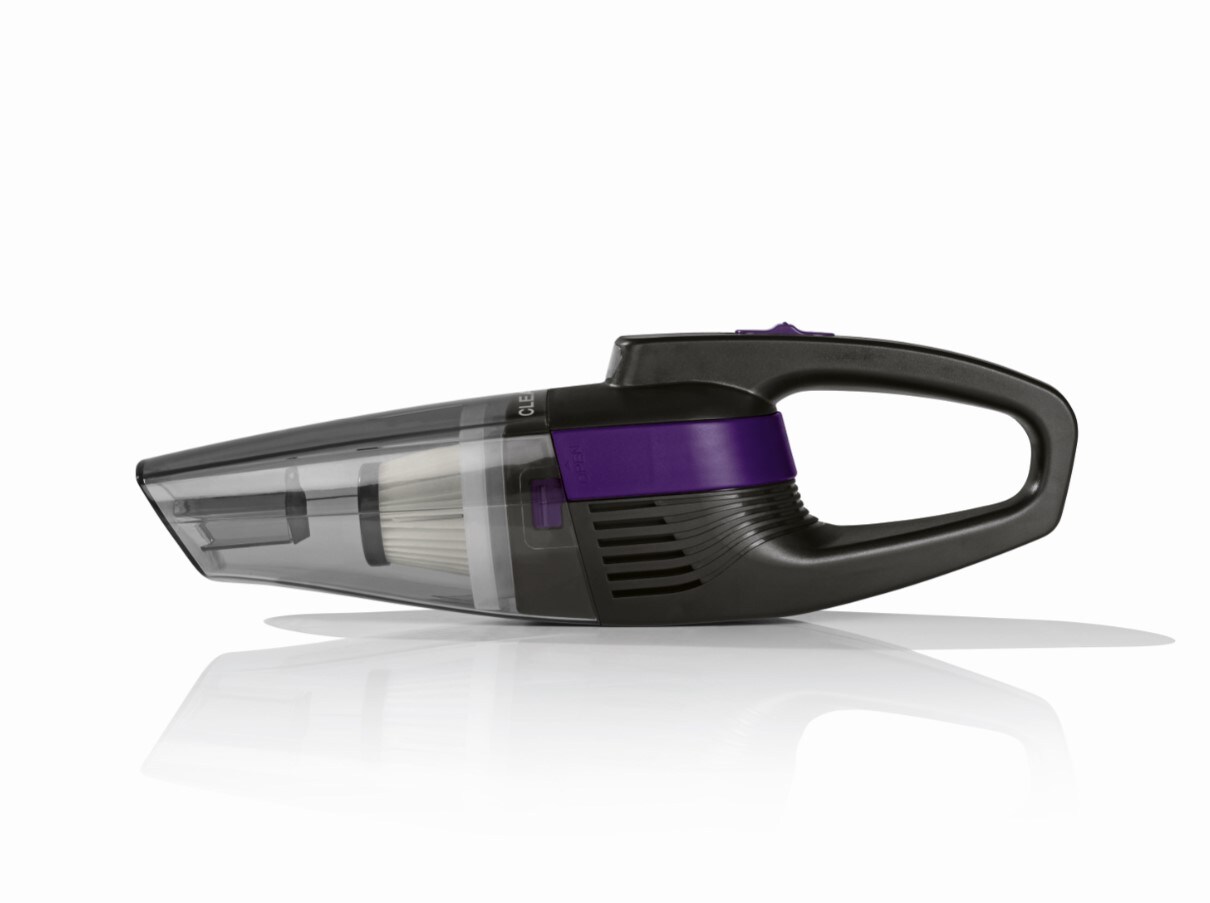CLEANmaxx Akku-Handstaubsauger 7,4V grau/lila | 04067522076551