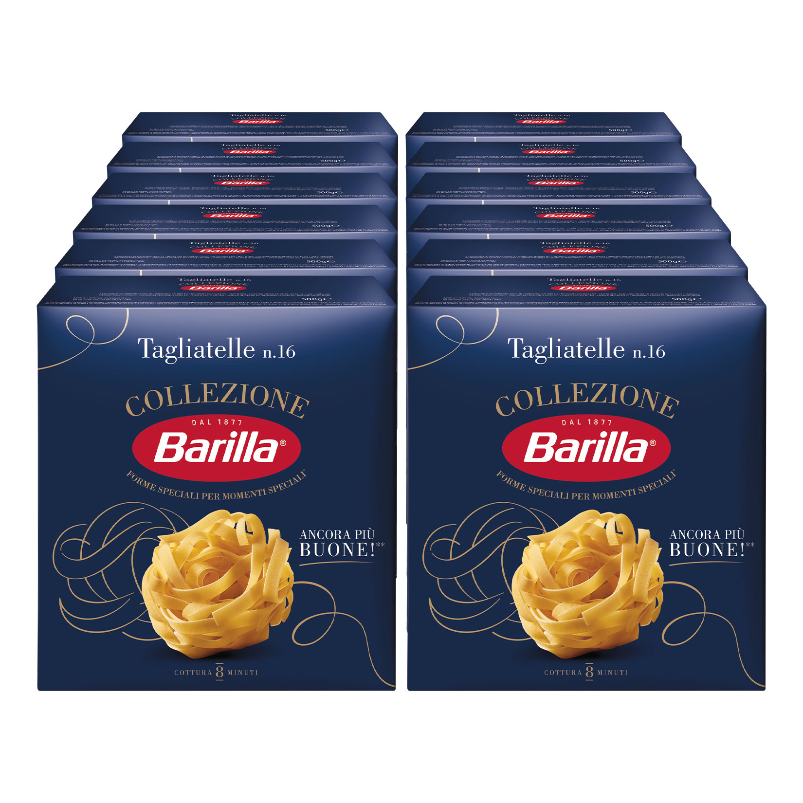 Barilla Collezione Tagliatelle 500 g, 12er Pack - Bild 1