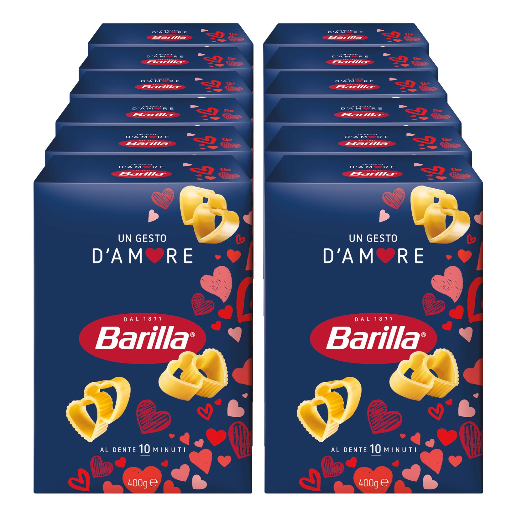 Barilla Pasta Love 400 g, 12er Pack - Bild 1
