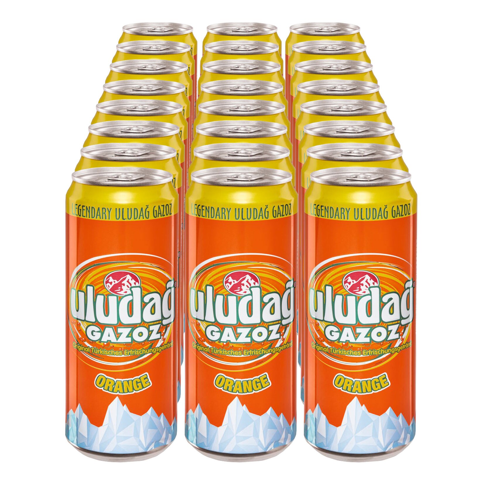 Uludag Gazoz Orange 0,33 Liter Dose, 24er Pack - Bild 1