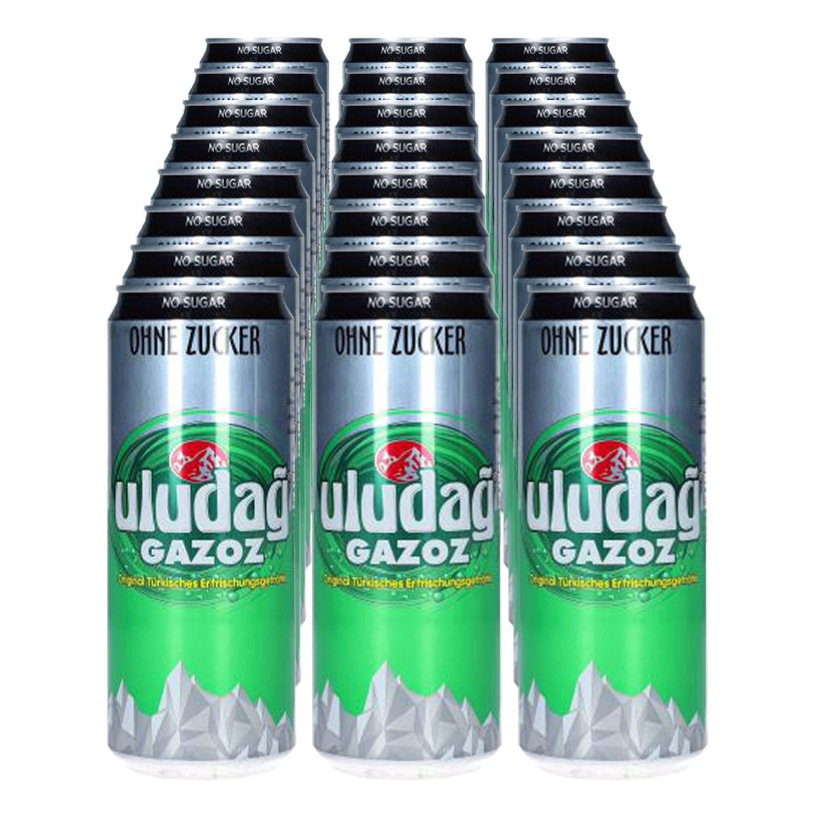 Uludag Gazoz Sugar Free 0,33 Liter Dose, 24er Pack - Bild 1