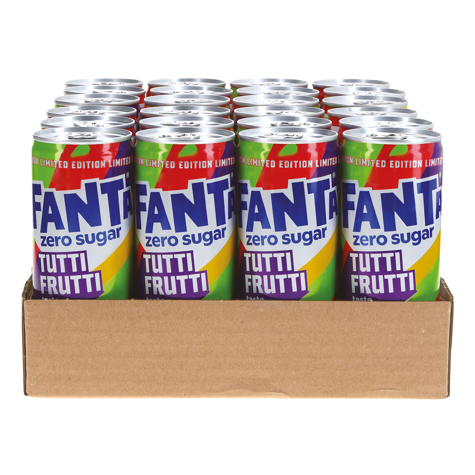 Fanta Tutti Frutti Zero 0,25 Liter Dose, 24er Pack - Bild 1