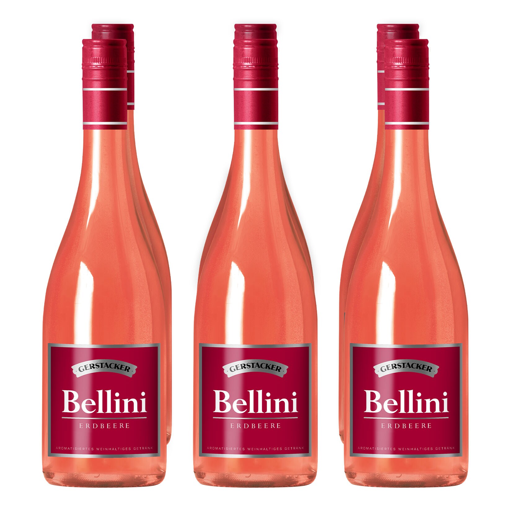 Gerstacker Bellini Erdbeer 5,0 % vol 6 x 0,75 Liter - Bild 1