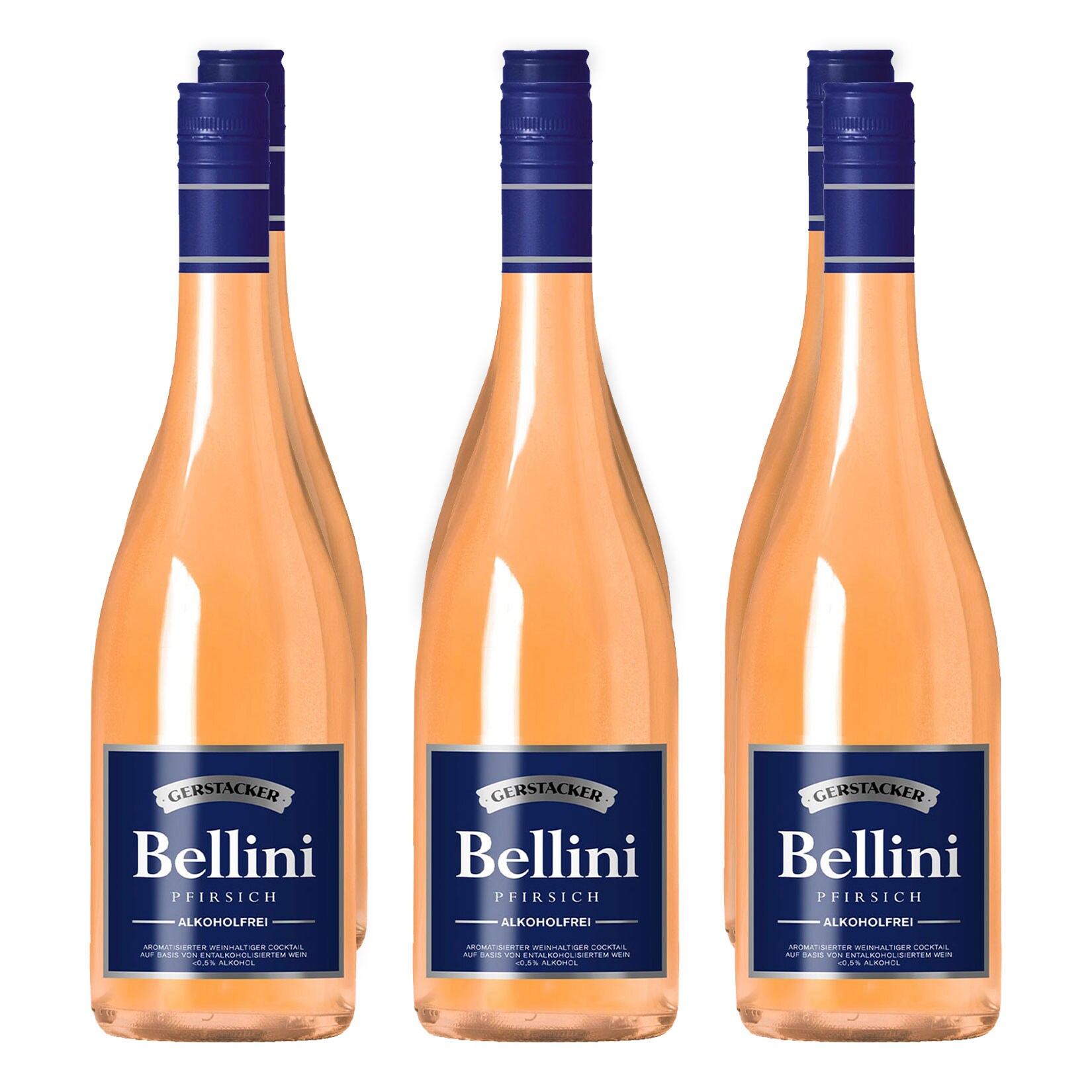 Gerstacker Bellini alkoholfrei Pfirsich 6 x 0,75 Liter | 02100000922697