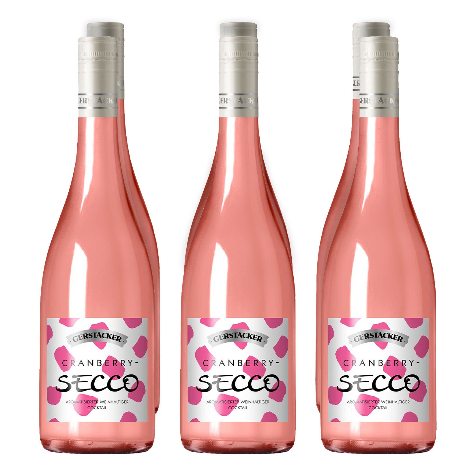 Gerstacker Fruchtsecco Cranberry 5,0 % vol 6 x 0,75 Liter - Bild 1