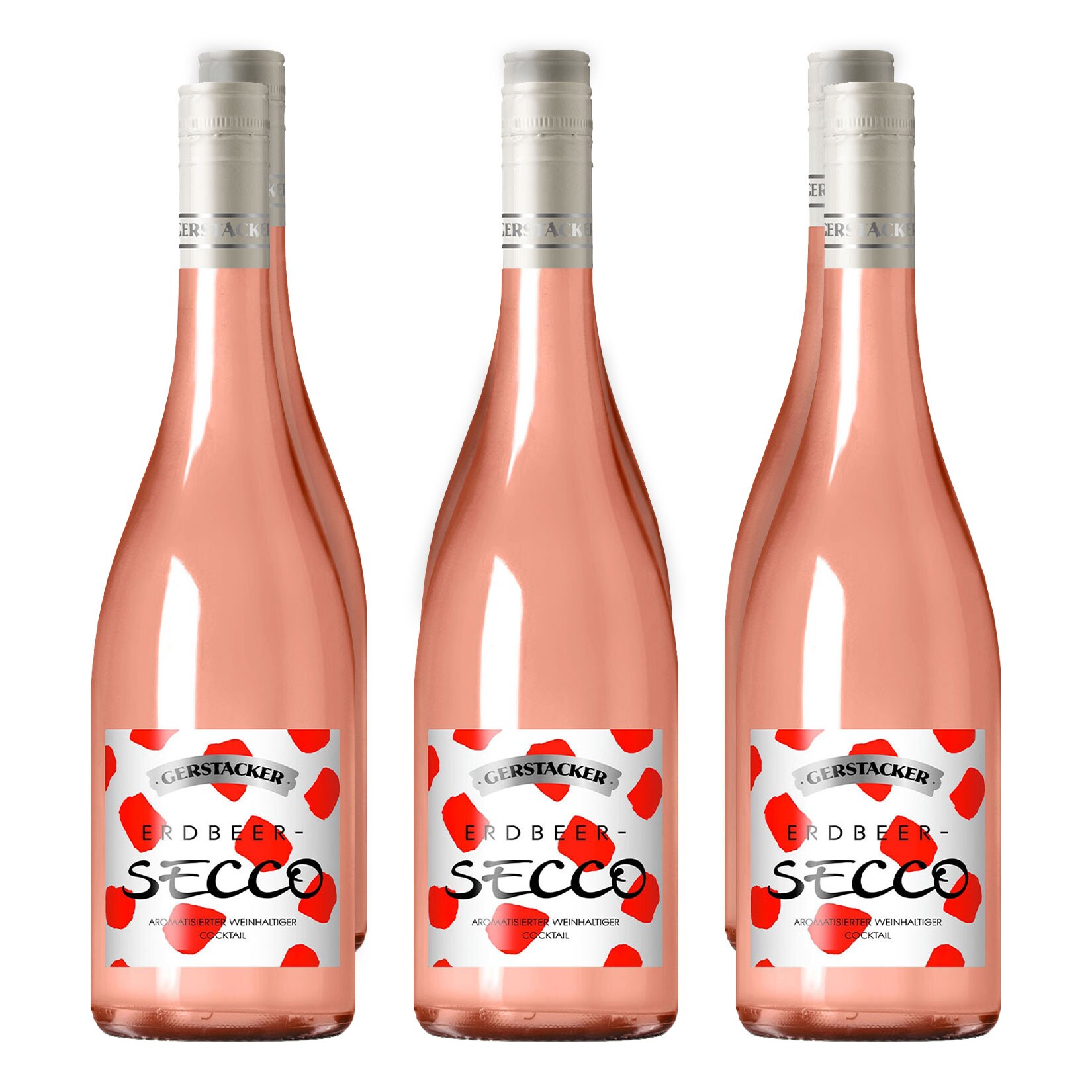 Gerstacker Fruchtsecco Erdbeer 5,0 % vol 6 x 0,75 Liter | 02100000922741