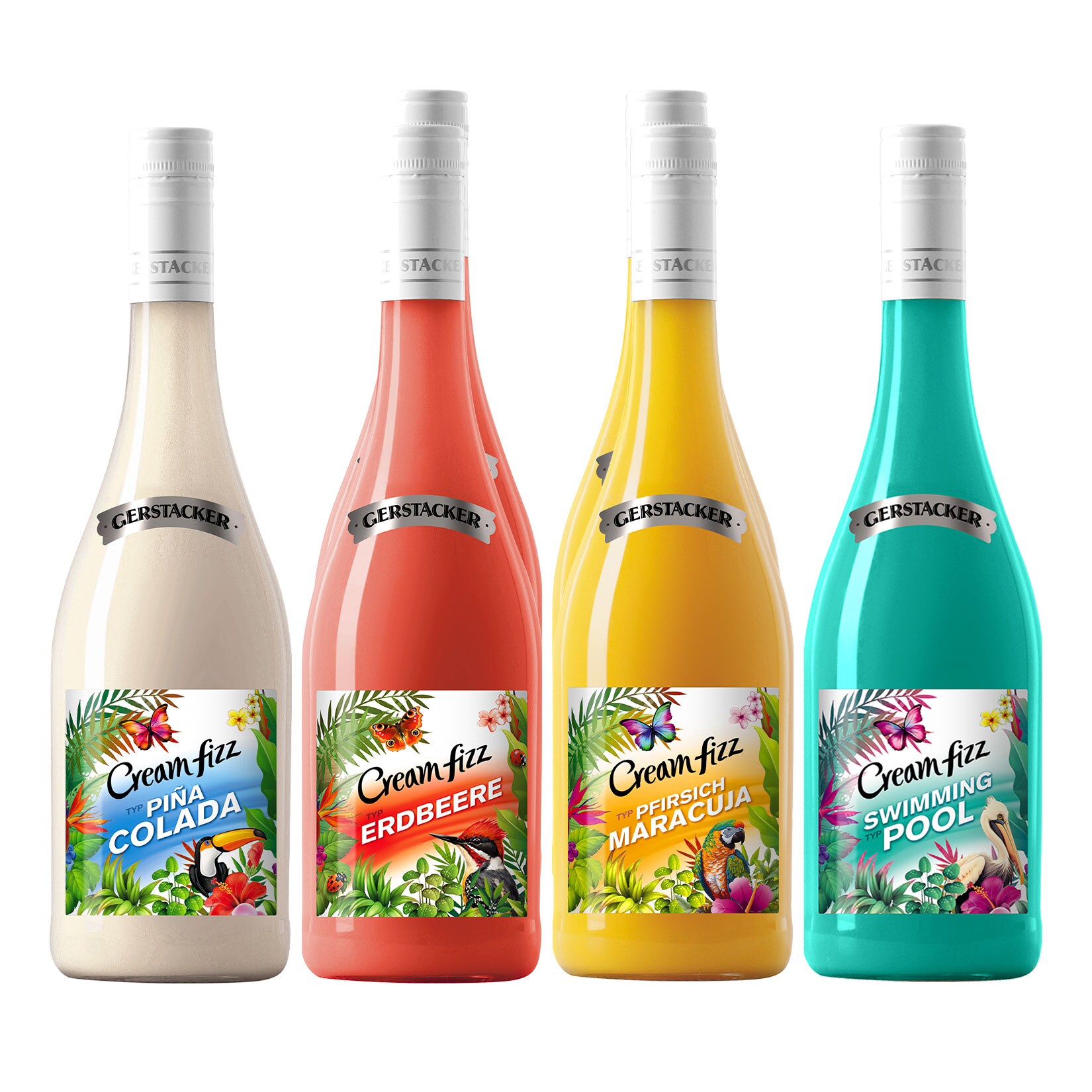 Gerstacker Cream Fizz verschiedene Sorten 5,0 % vol 6 x 0,75 Liter | 02100000922758