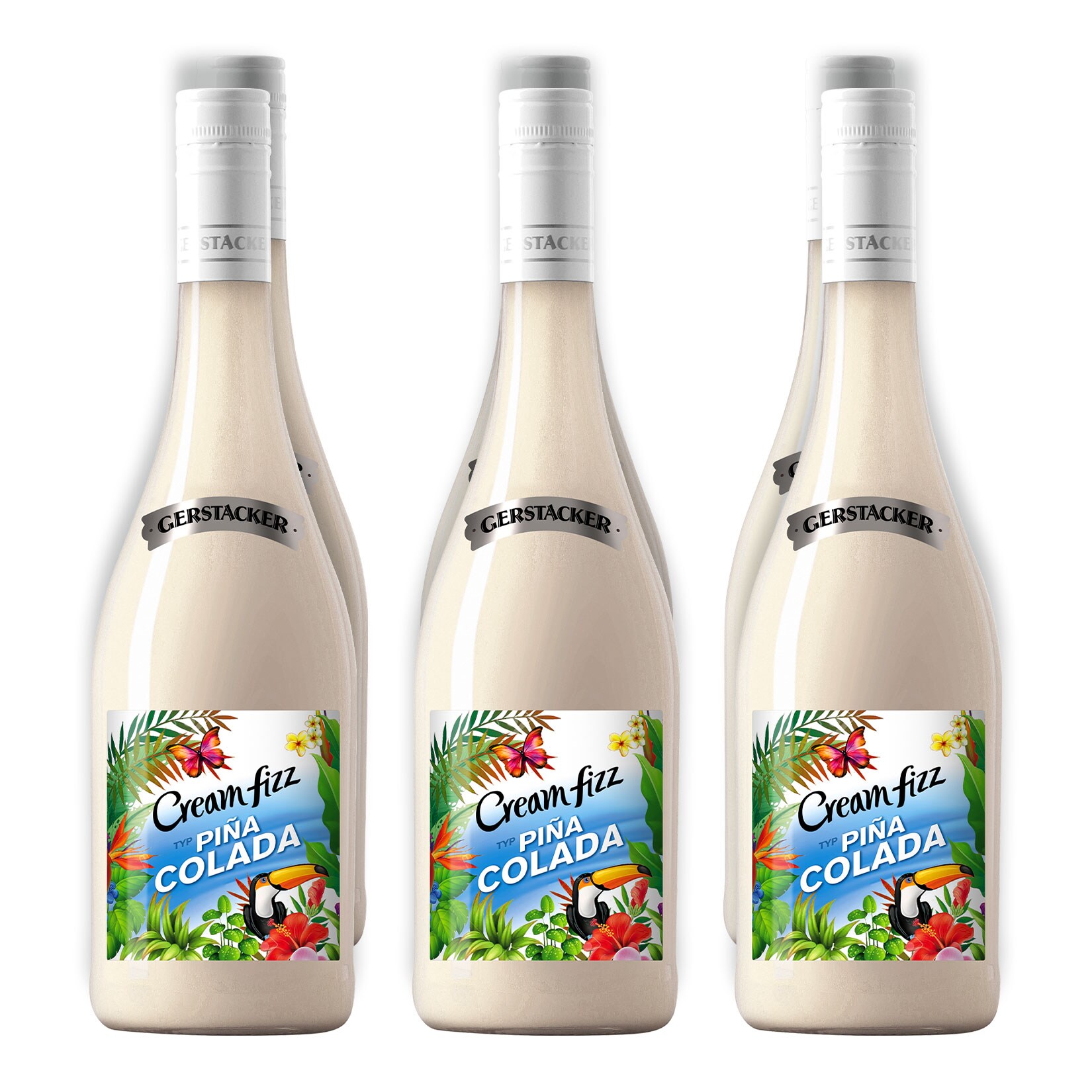 Gerstacker Cream Fizz Pina Colada 5,0 % vol 6 x 0,75 Liter | 02100000922772
